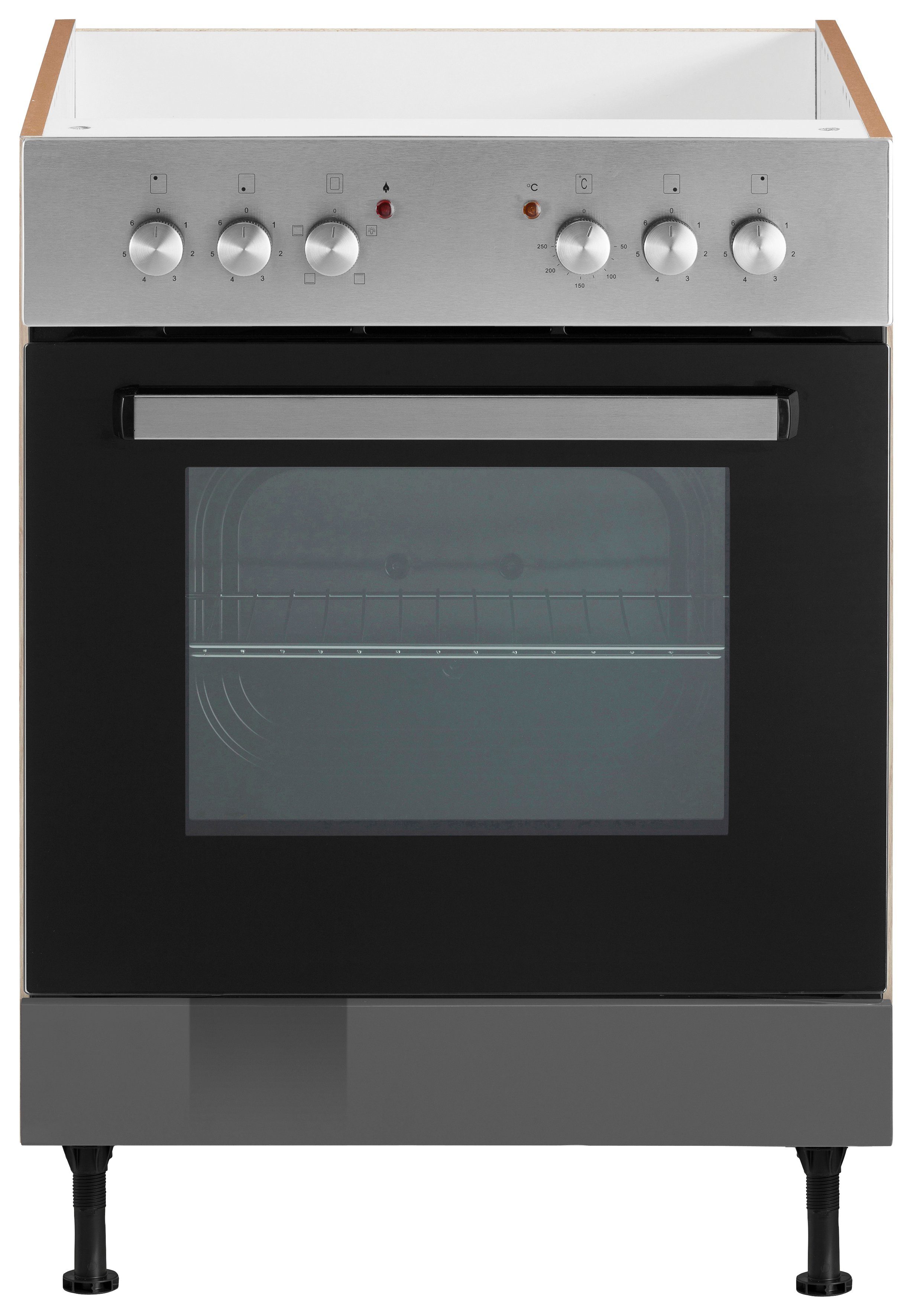 OPTIFIT Herdumbauschrank Bern 60 cm breit, mit höhenverstellbaren Stellfüße günstig online kaufen