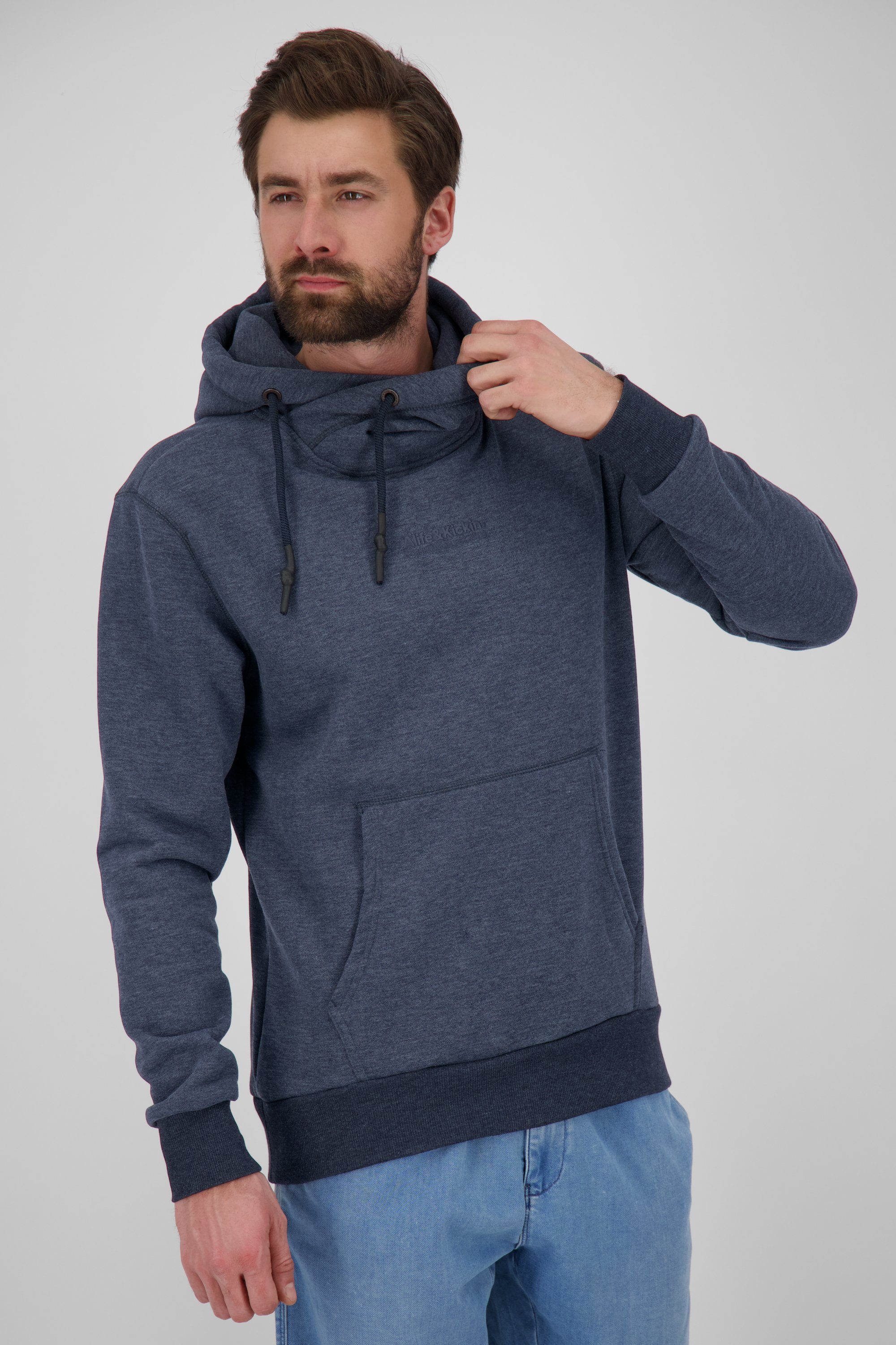 Hochzeitsgeschenk Alife & JohnsonAK Kapuzensweatshirt, marine Kickin Sweatshirt Kapuzensweatshirt Herren Sweat A