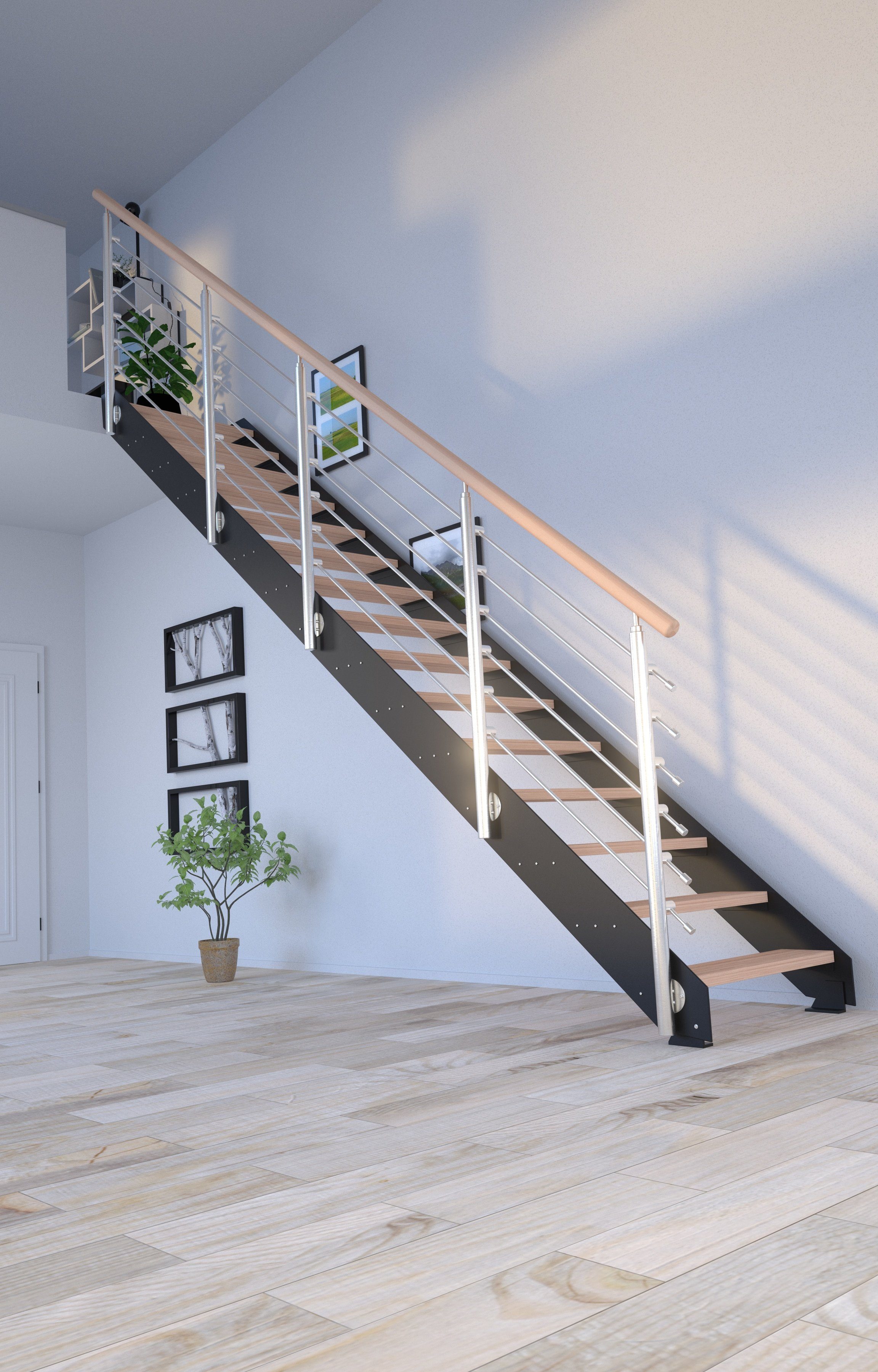 Starwood Systemtreppe Kos, Design, Geteilte offen, Stufen