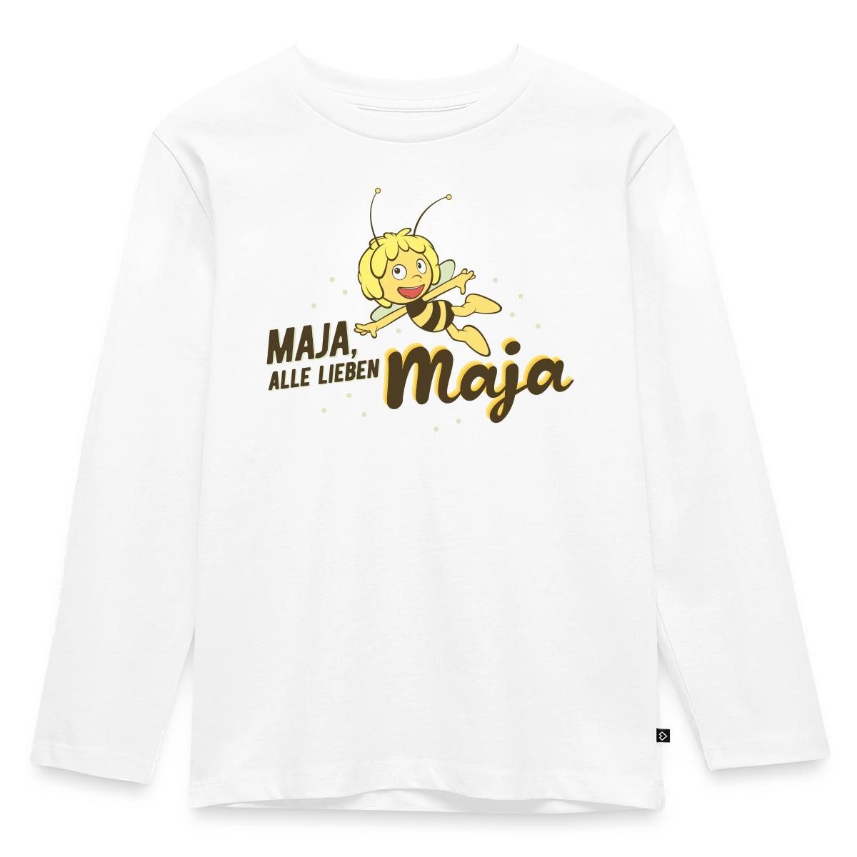 T-Shirt Biene Maja Alle Lieben Maja Kinder Premium Langarmshirt