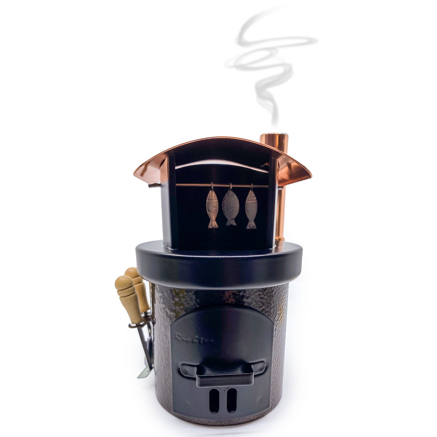 Crottendorfer Räucherhaus Räucherkamin Metall inkl. Kerz'l und Zubehör, Her günstig online kaufen