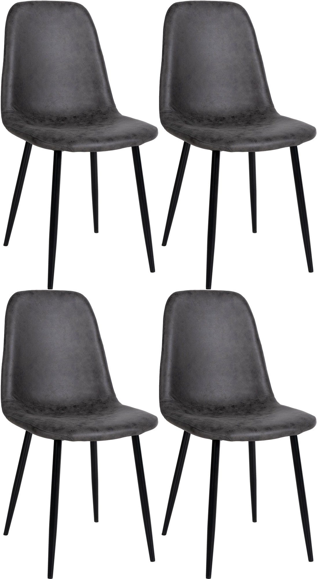 CLP Esszimmerstuhl Napier (4er Set), Metall, günstig online kaufen