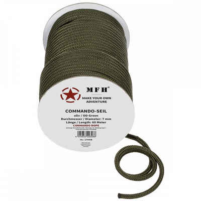 MFH Seil, oliv, 7 mm, 60 Meter Seil