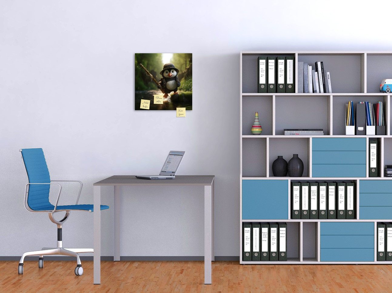 Wallario Memoboard Süßer kleiner Abenteurer