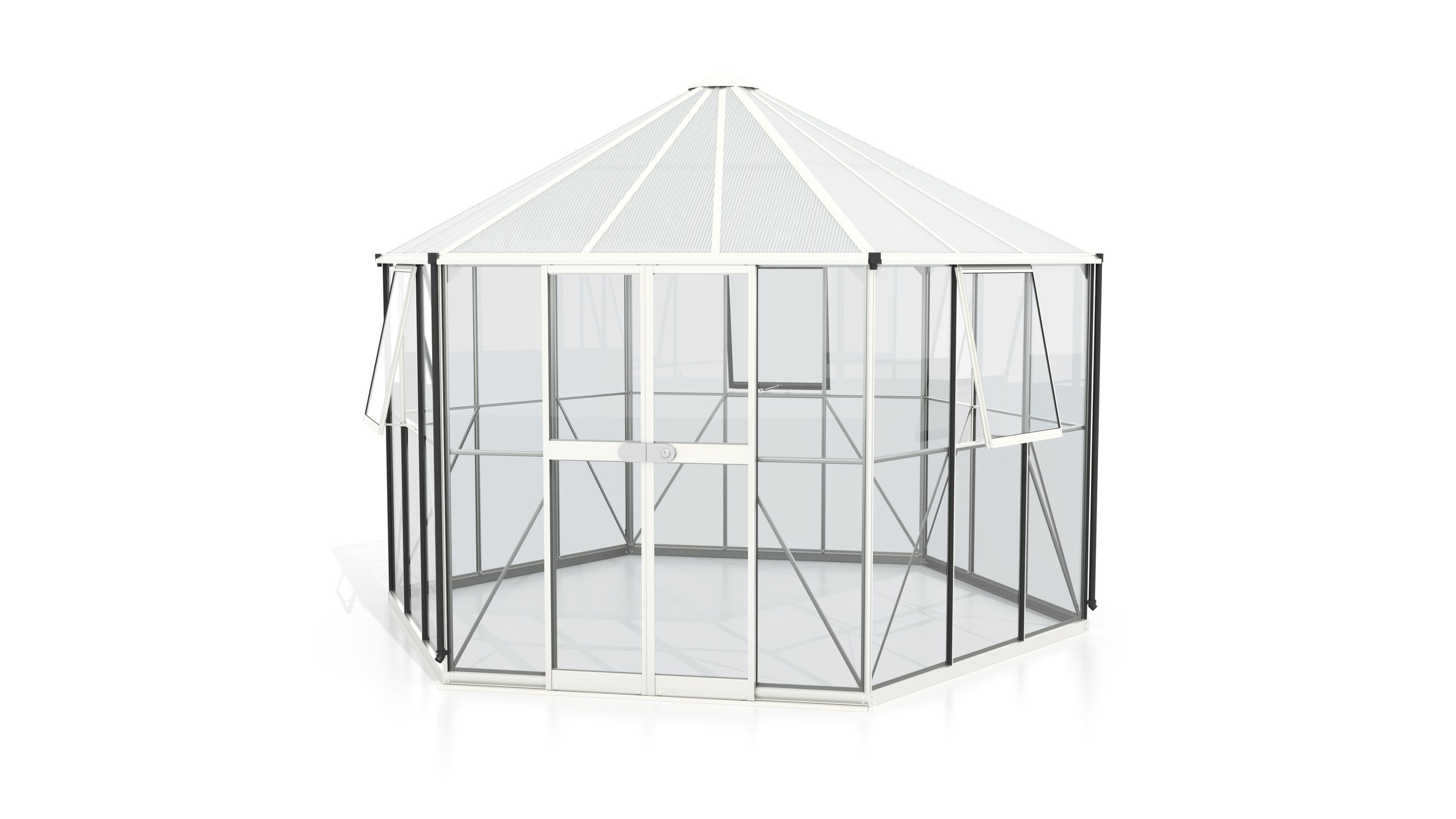 Vitavia Gewächshaus Galaxis 9000 ESG/HKP Weiß Pergart EPH weiß | Rabatt: 17%