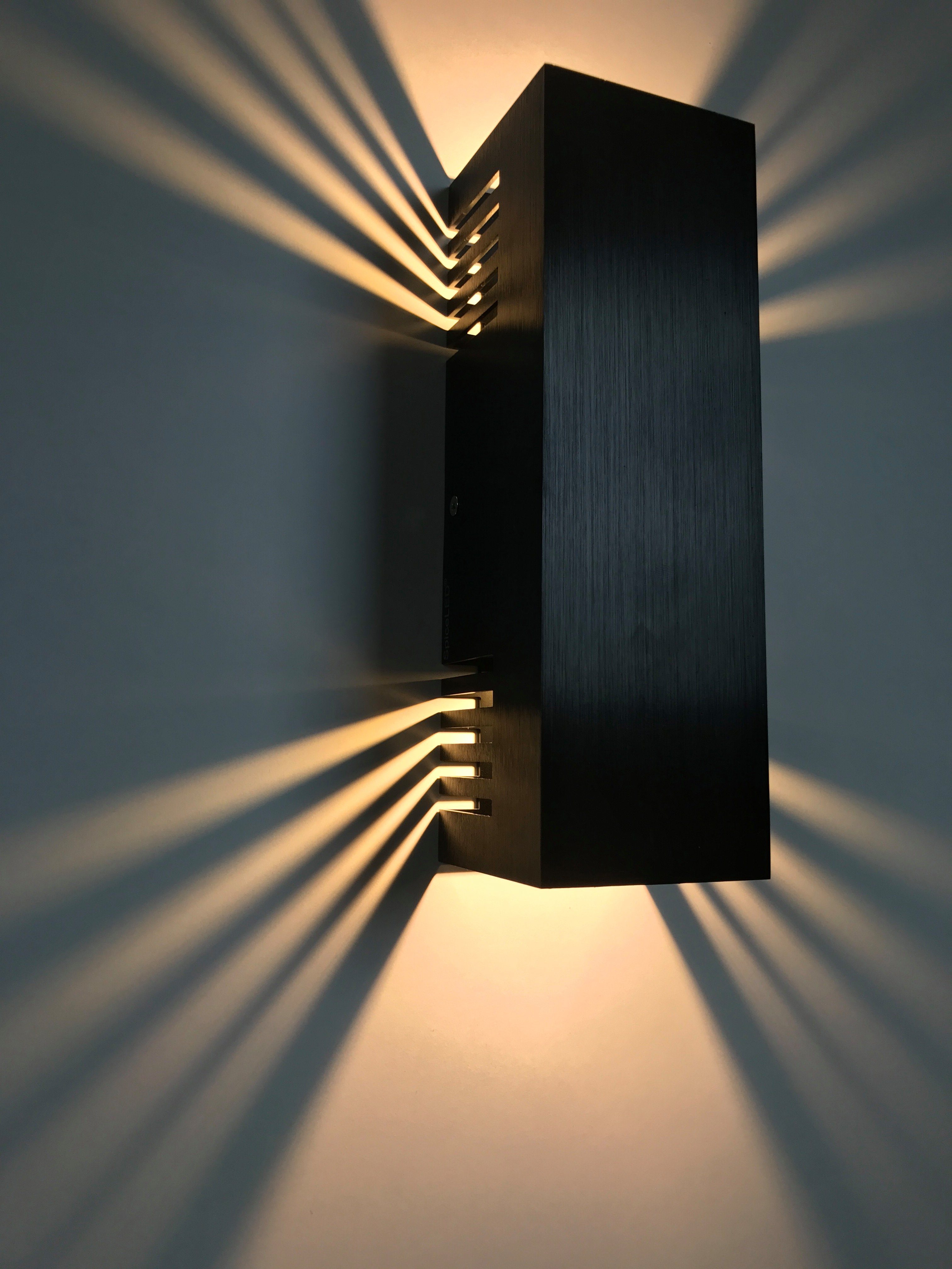 SpiceLED LED Wandleuchte Black Edition, Warmweiß günstig online kaufen