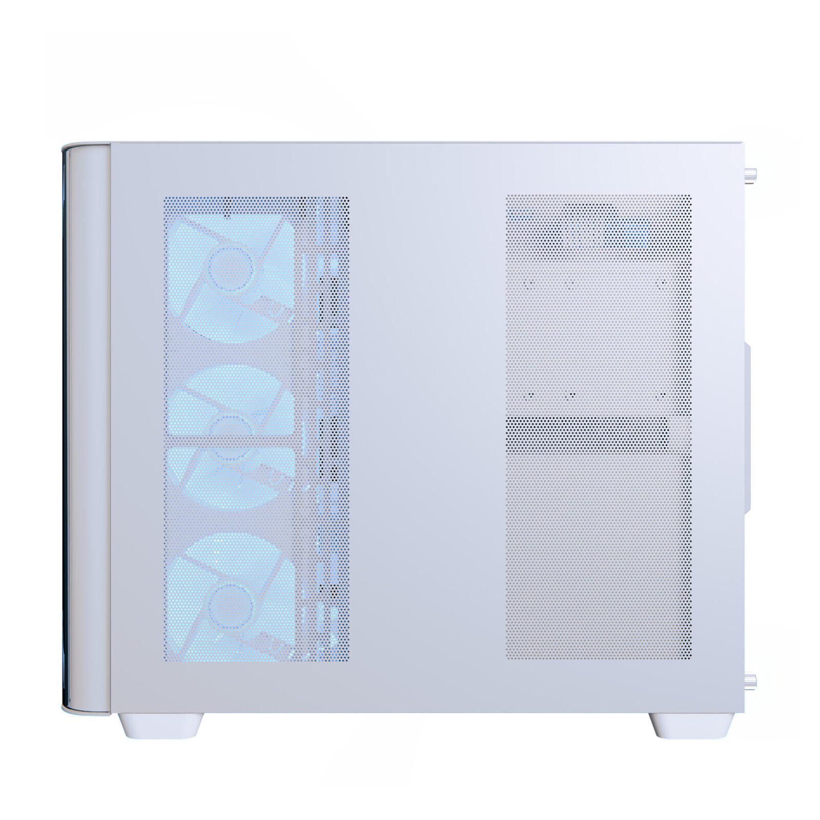 Aerocool PC-Gehäuse P500C-G-WT-v1 (weiß, Tempered Glass x 3)