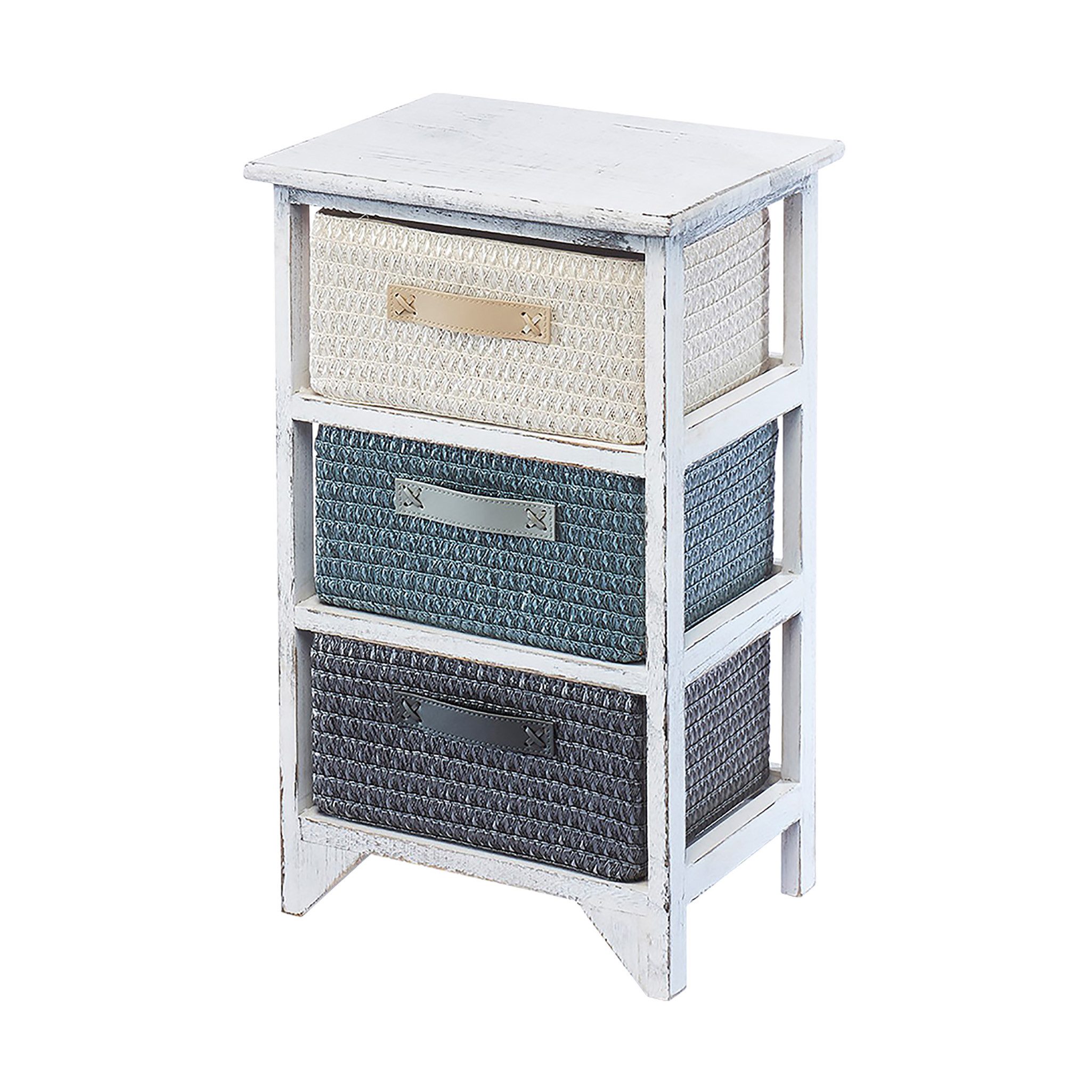 Kobolo Regal Holzregal white washed mit günstig online kaufen
