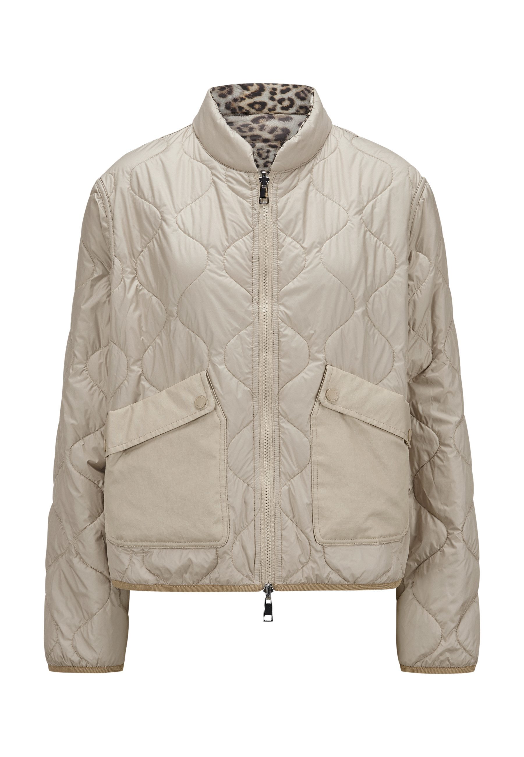 Milestone Wendejacke MSGia Damen Jacke beidseitig Übergangsjacke mit Logo Badge