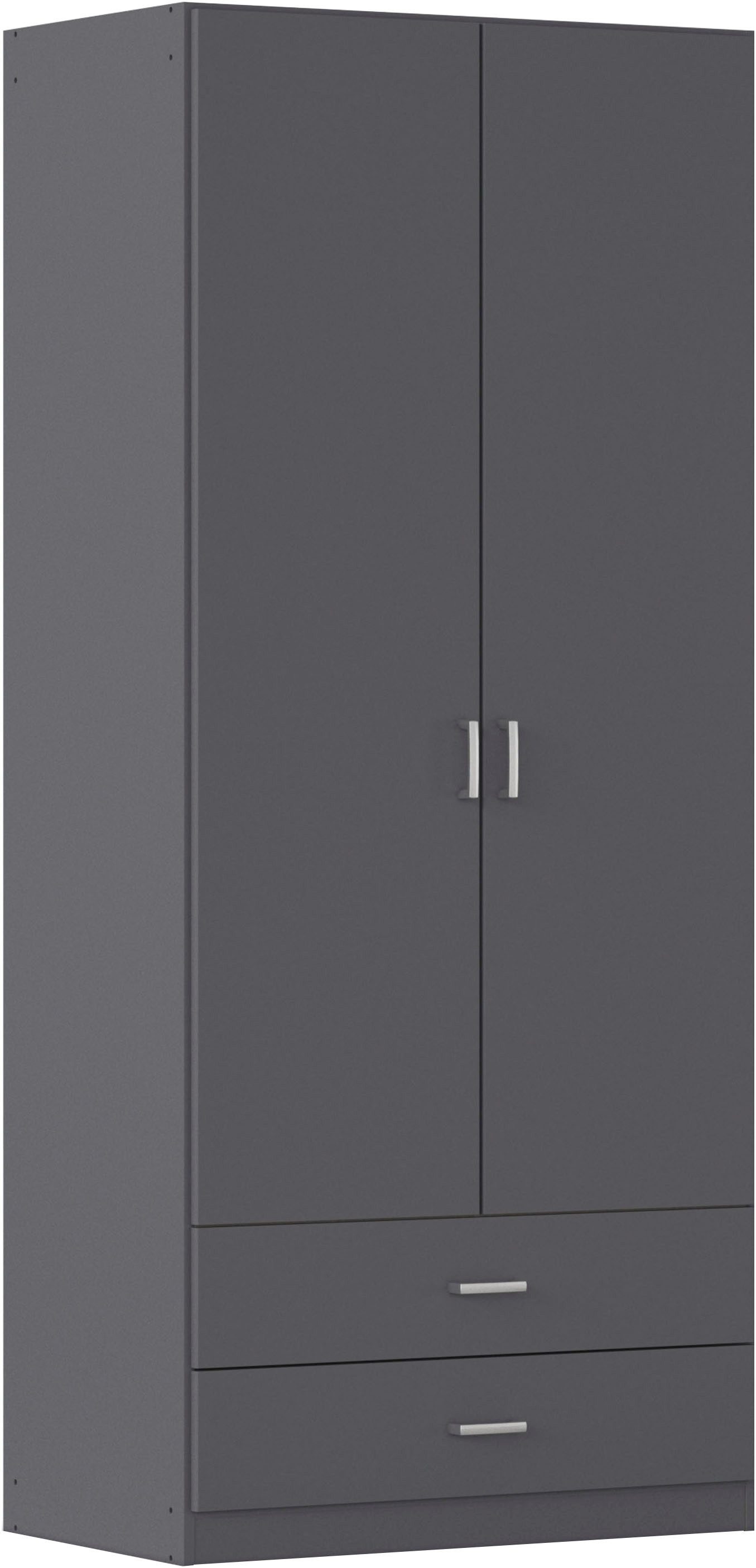 rauch Drehtürenschrank Kleiderschrank Garderobe GAMMA Breiten 91/136/181/226/271/315/360 cm (in 3 Ausstattungen BASIC/CLASSIC/PREMIUM (inkl. SOFT-CLOSE-Funktion) mit Schubladen, verschiedene Griff-Varianten TOPSELLER MADE IN GERMANY
