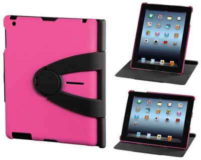 Hama Tablet-Hülle Cover Padfolio Case Tasche Ständer Etui Hülle, Klapp-Tasche für Apple iPad 4 3 4G 3G 2 2G, Stand-Funktion