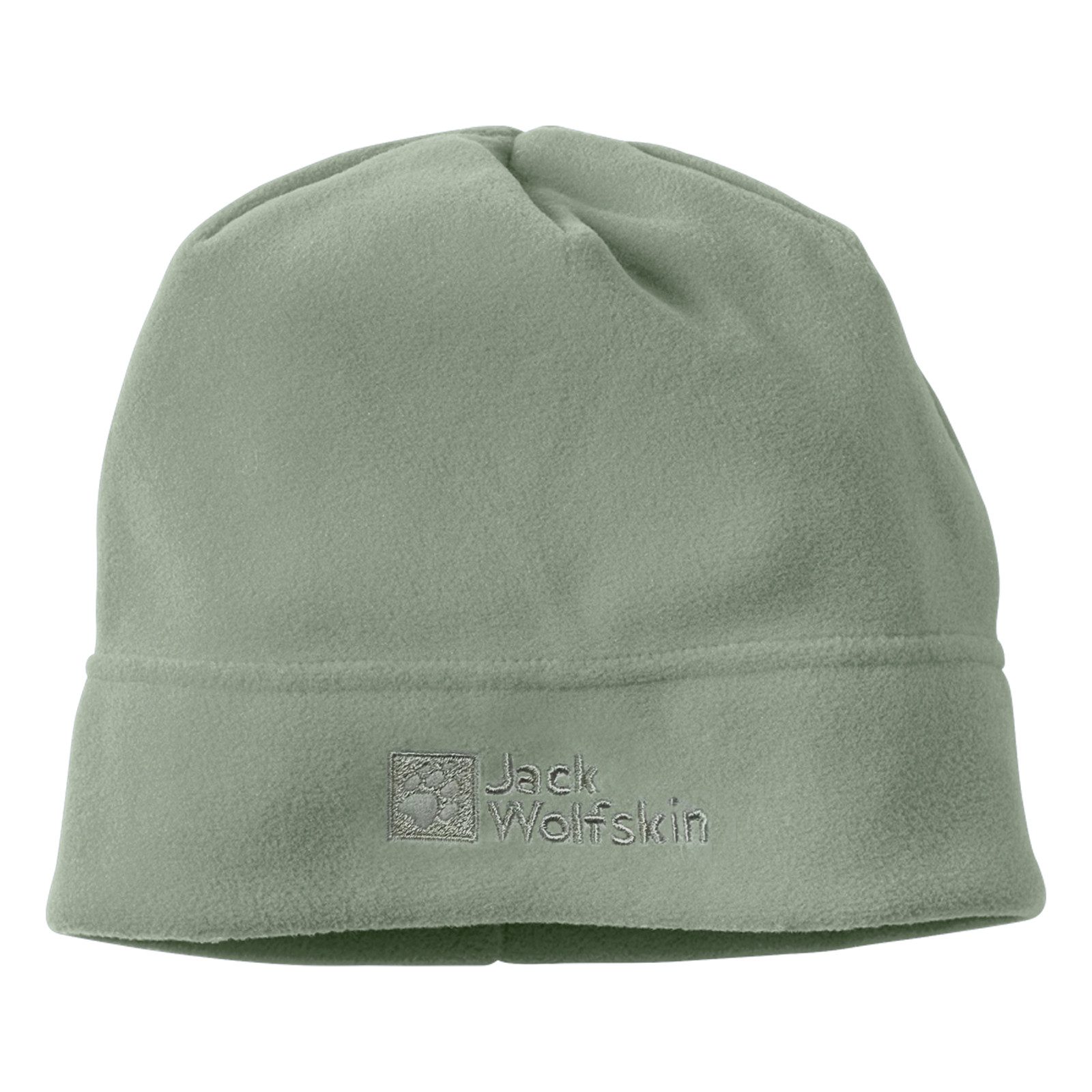 Jack Wolfskin Beanie Real Stuff Beanie mit Logo-Stickerei auf Vorderseite