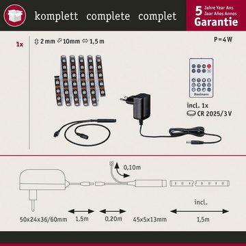 Paulmann LED-Streifen Dynamic Rainbow RGB 1,5m 3W 60LEDs/m 5VA, 1-flammig