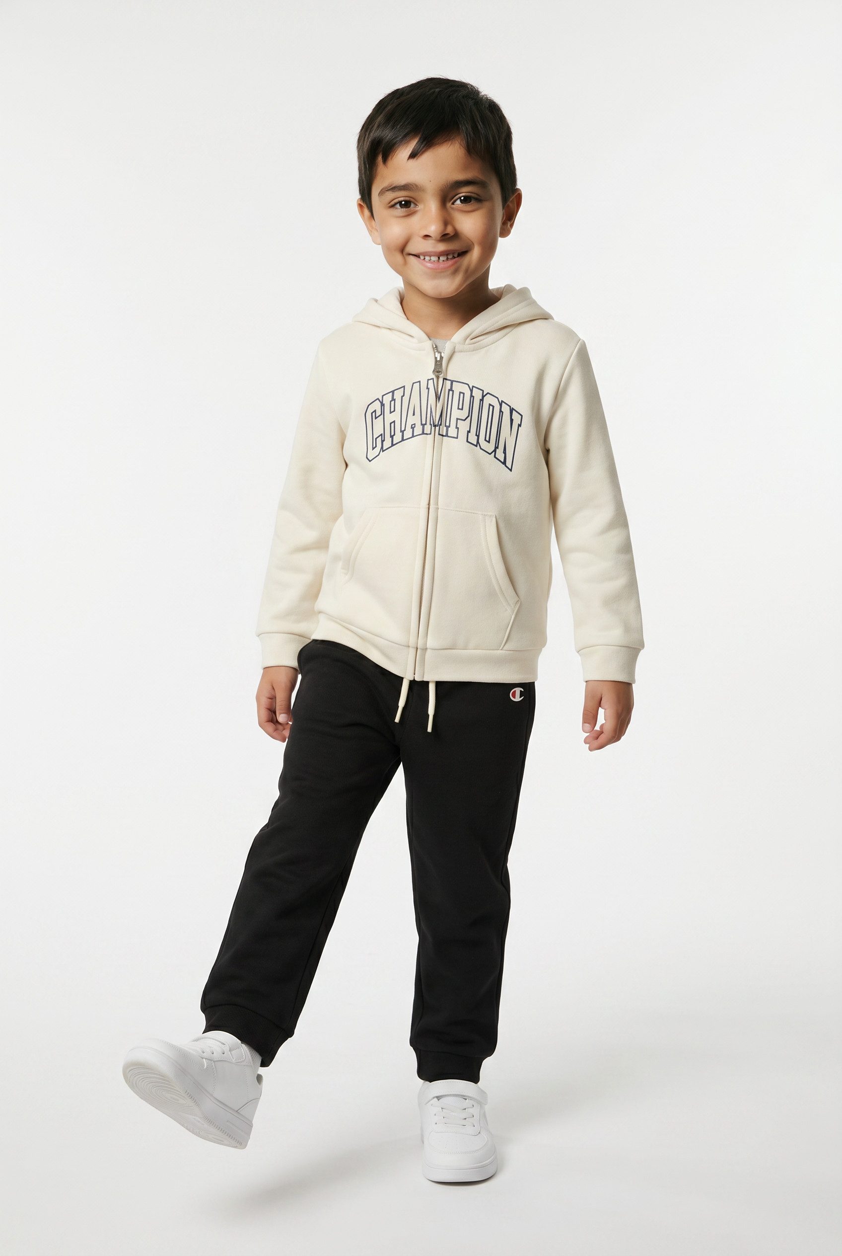 Champion Jogginganzug, für Kinder, mit Kapuze, aus Baumwolle und Polyester