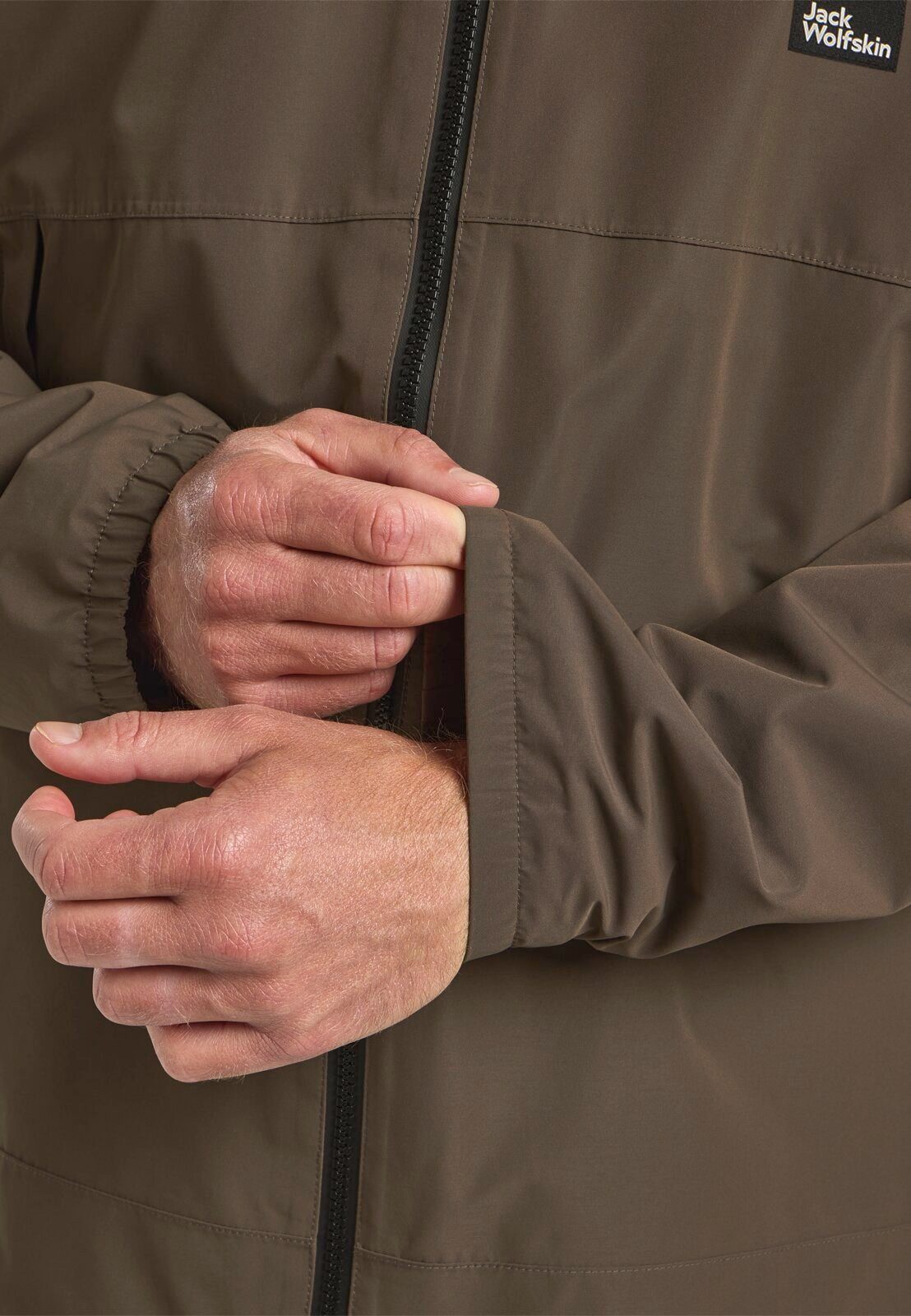 Jack Wolfskin Regenjacke Terraview 2-Lagen (wasserdicht, atmungsaktiv, elastische Bünd) 2025 – Bild 2 von 5