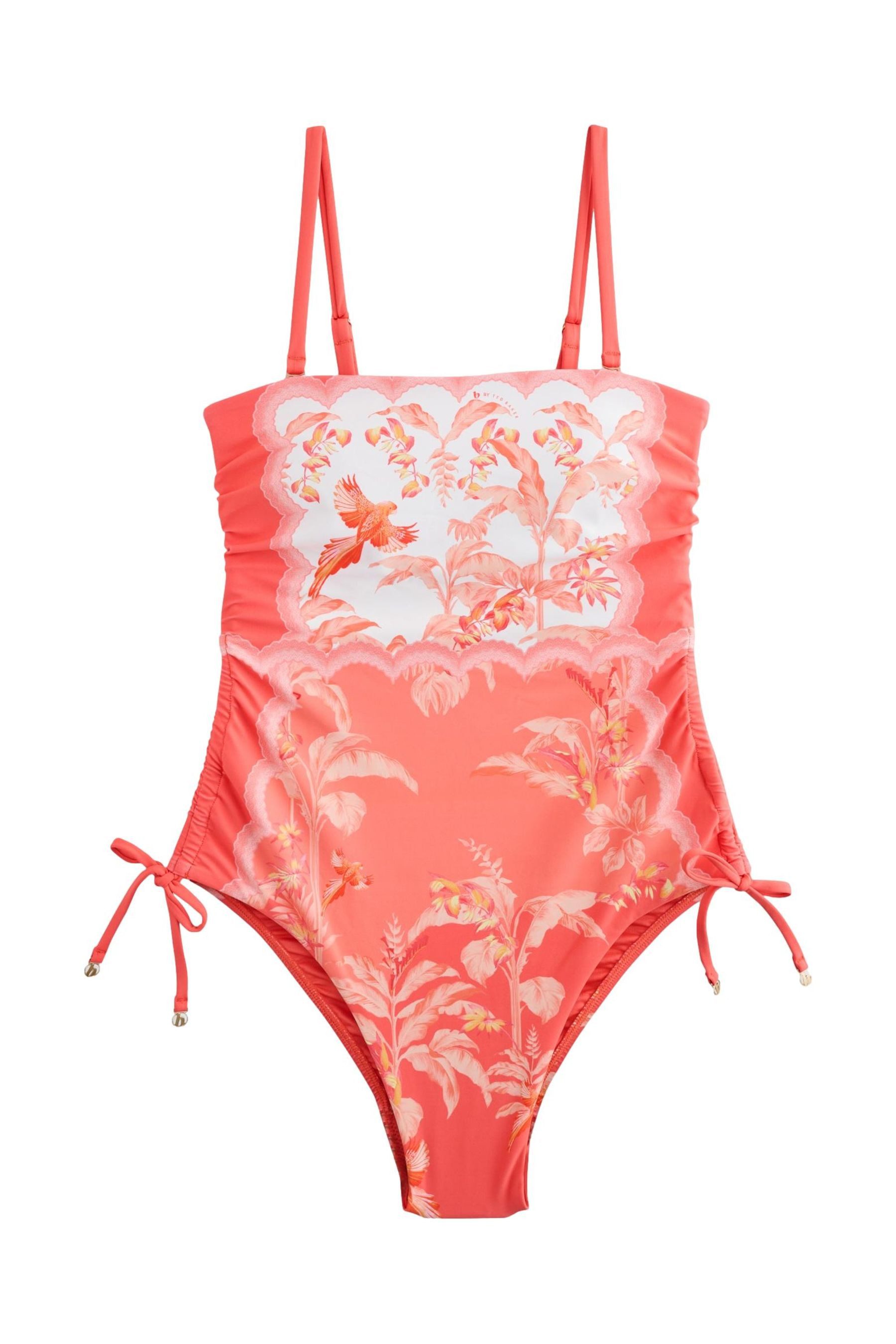 B by Ted Baker Badeanzug B by Ted Baker bauchformender Bandeau-Badeanzug (1-St)