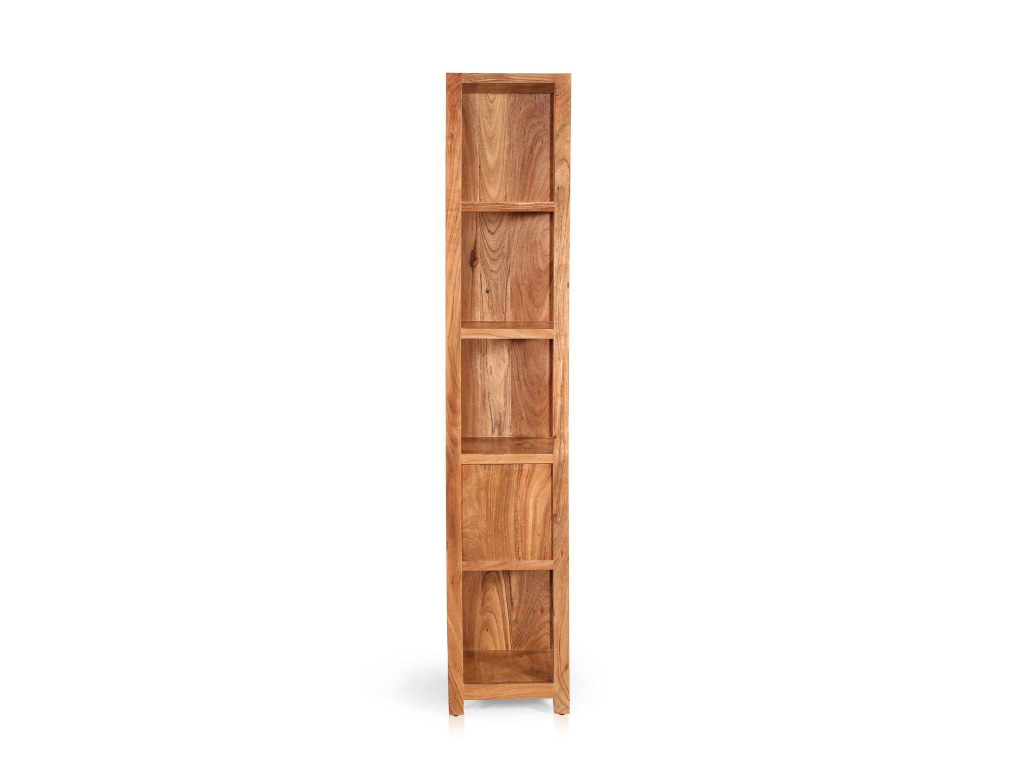 Moebel-Eins Raumteilerregal, KAIRO Regal, Material Massivholz, Akazie massiv honigfarben