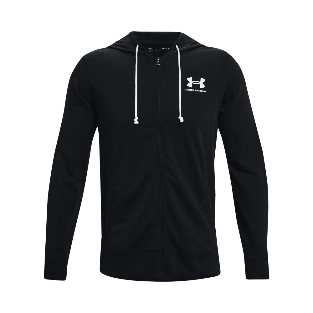 Under Armour® Trainingsjacke UA RIVAL TERRY LC FZ BLACK