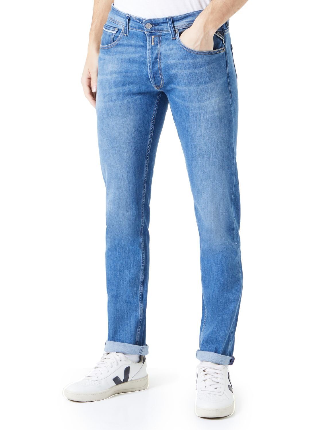 Replay Straight-Jeans GROVER mit Stretch günstig online kaufen