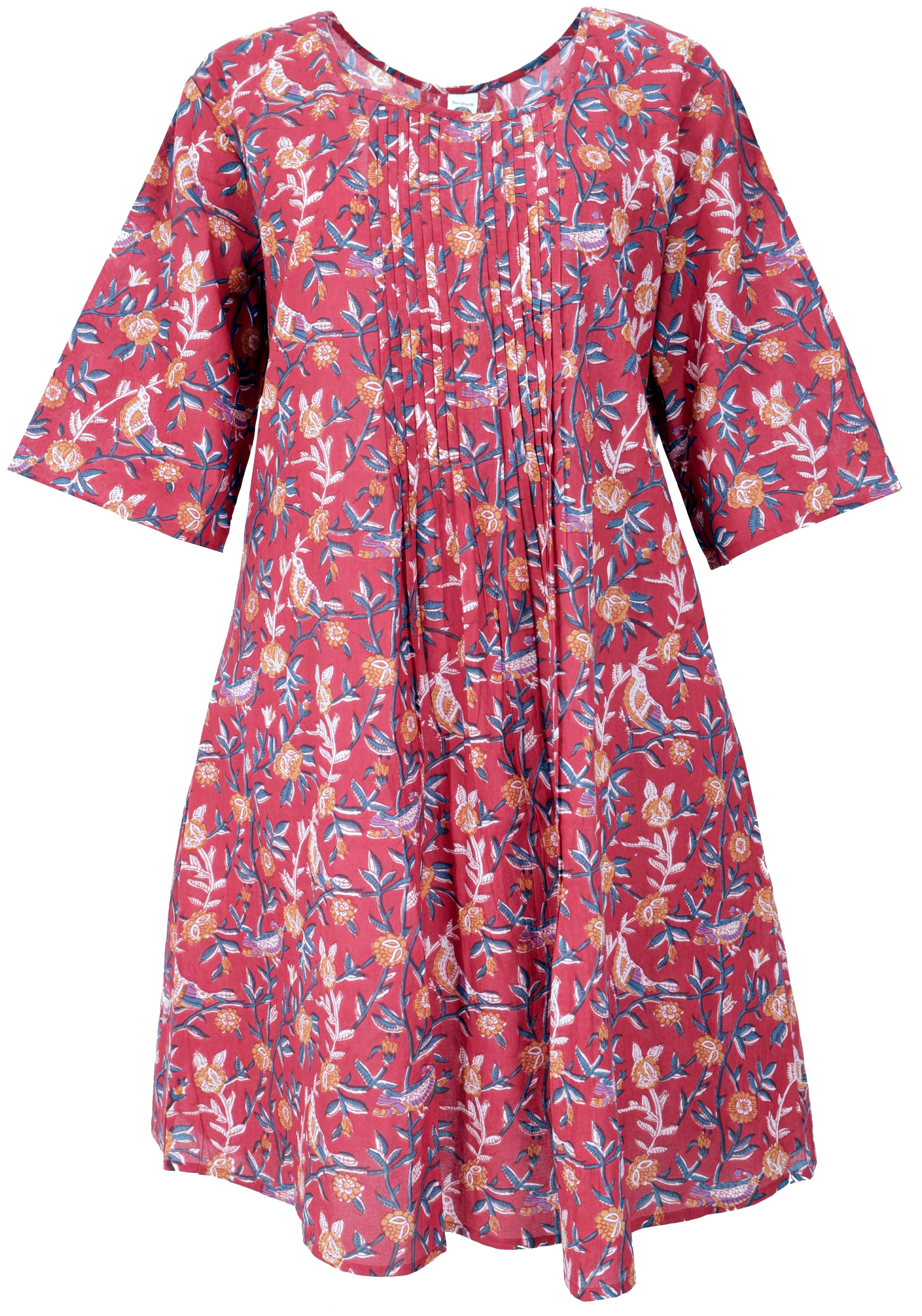 Guru-Shop Midikleid Boho Maxitunika, sommerliches Minikleid günstig online kaufen