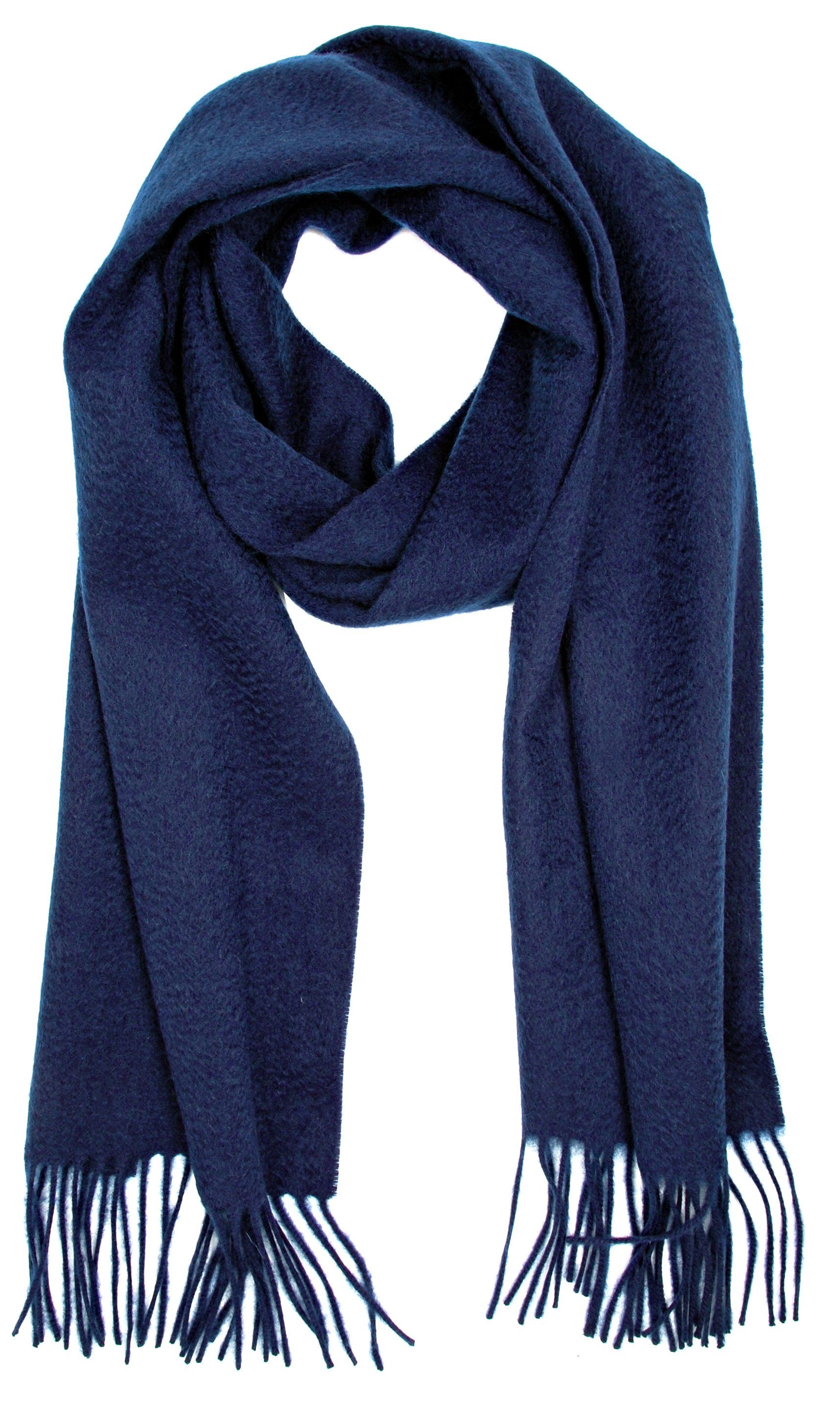 cm Schal Bovari Damen Qualität, 180 Premium / navy Kaschmir Kaschmirschal 100% blau 31 x – Kaschmir/Cashmere – blue