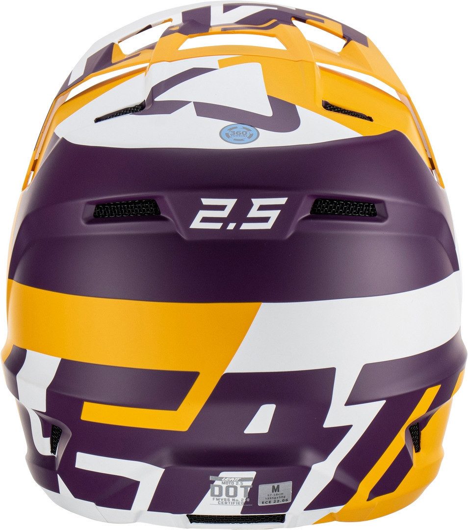 Leatt Motocrosshelm 2.5 Tricolor Motocross Helm, Atmungsaktiv, ECE 22.06