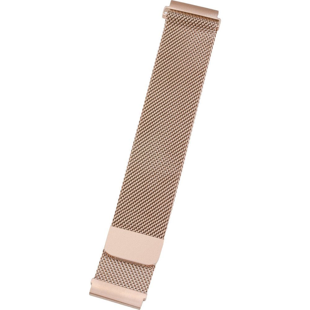 Peter Jäckel Smartwatch-Armband Armband 20mm Milanaise Rose Gold (17660)