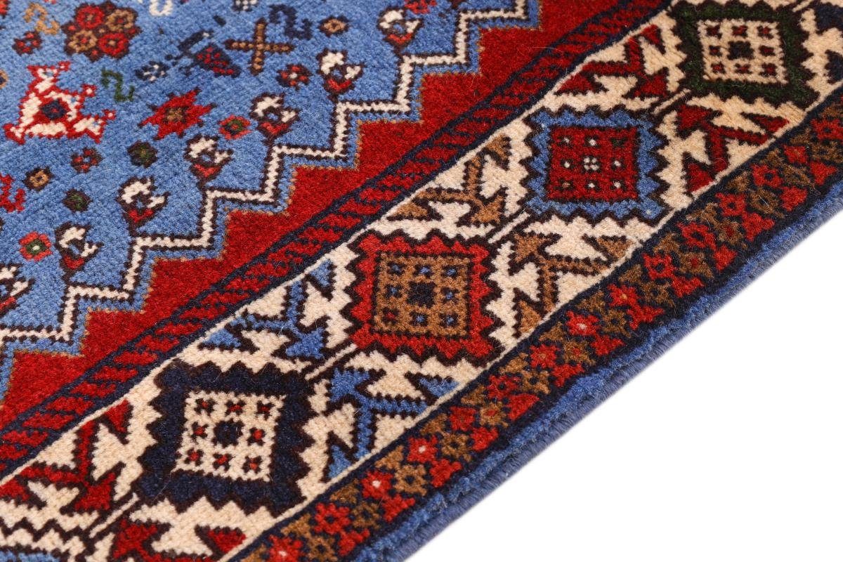 Orientteppich Yalameh 99x154 Höhe: Orientteppich rechteckig, Handgeknüpfter mm Nain / Trading, Perserteppich, 12