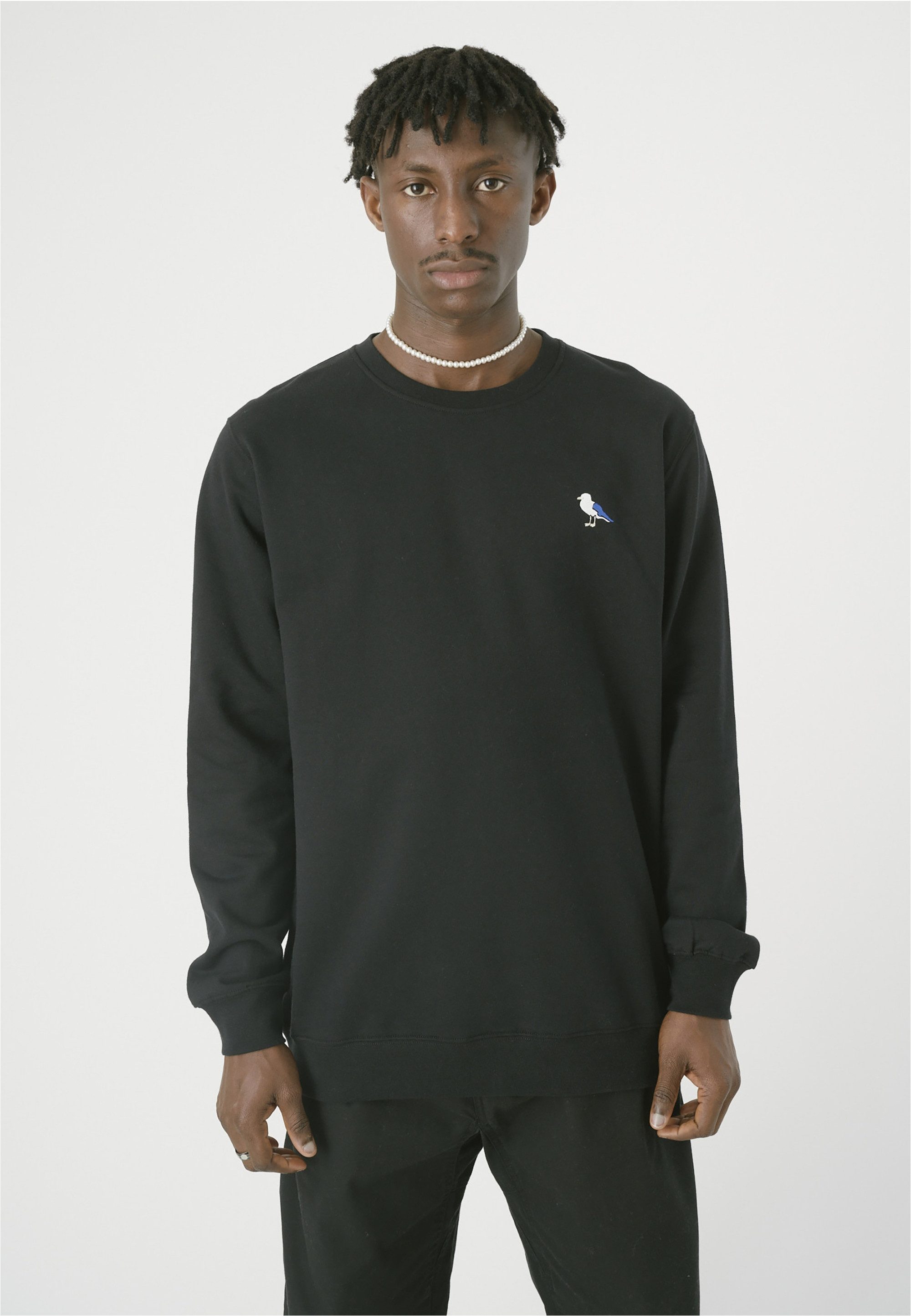 Cleptomanicx Sweatshirt Embro Gull mit kleiner günstig online kaufen