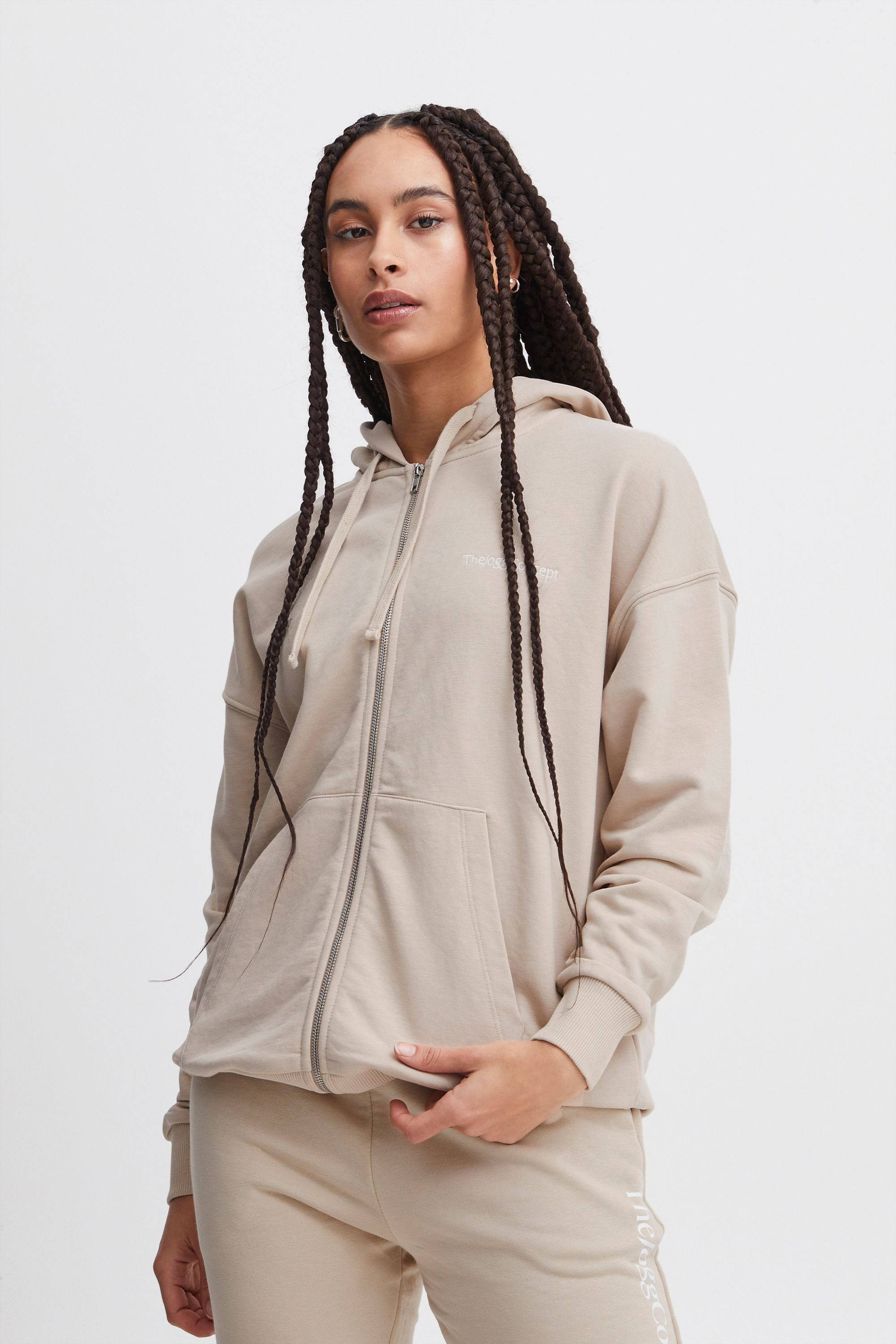 TheJoggConcept Kapuzensweatjacke JCSAFINE SWEAT CARDIGAN - günstig online kaufen