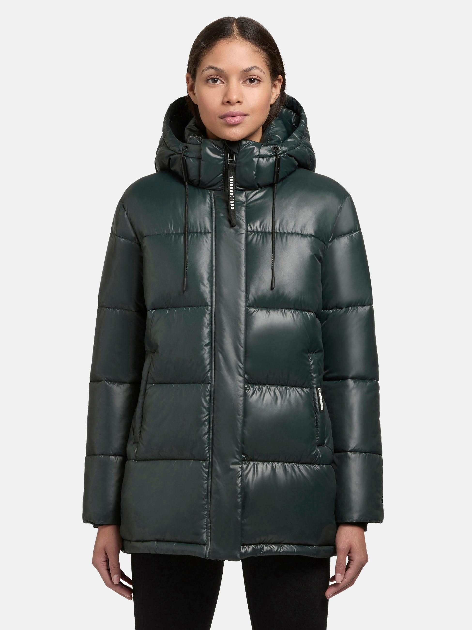 khujo Steppjacke Word3 Satin-YM Glänzender Damen günstig online kaufen
