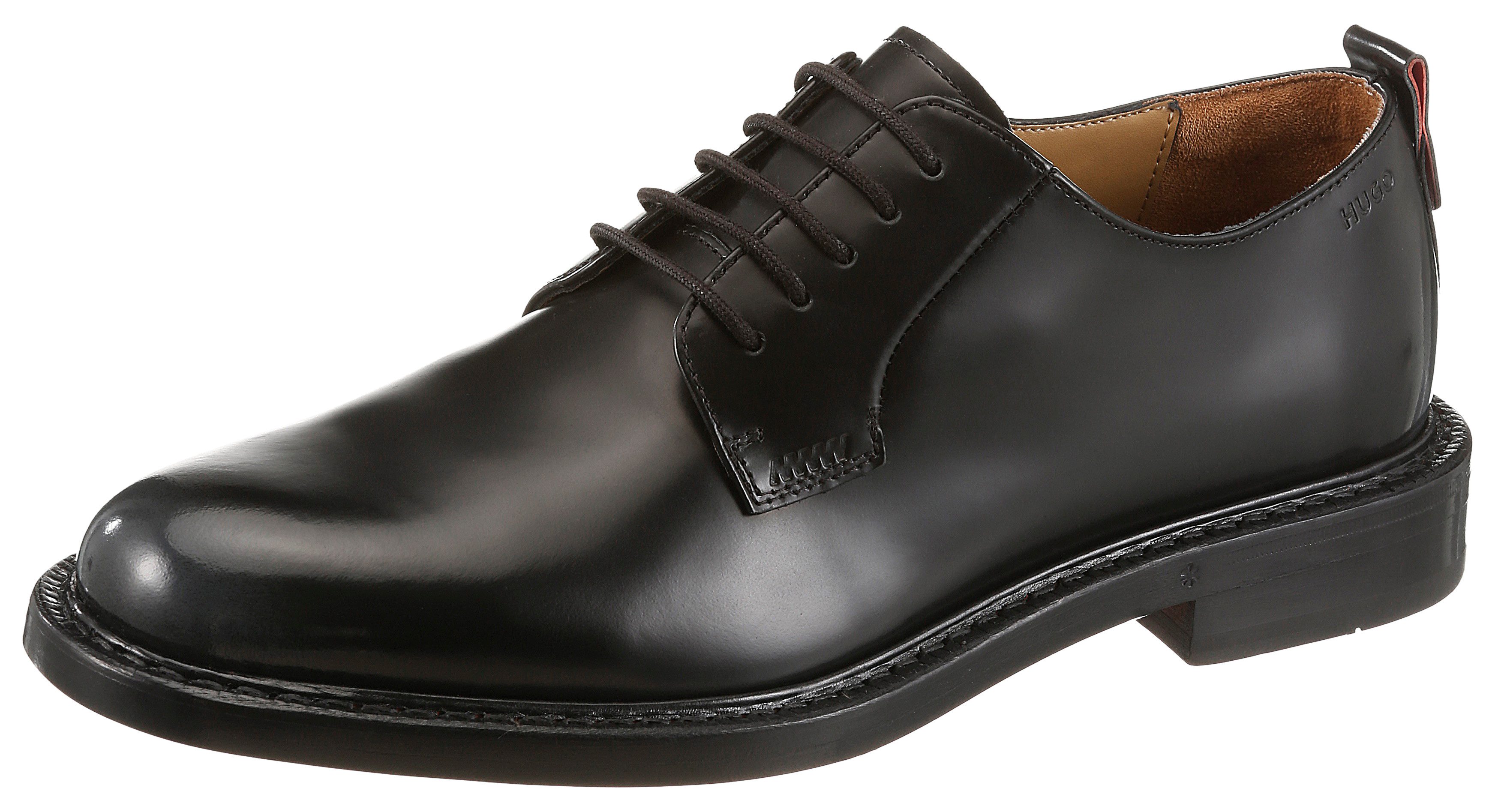 HUGO Lysander Schnürschuh Abendschuh, Anzugschuh, Business-Schnürschuh mit Lederlaufsohle