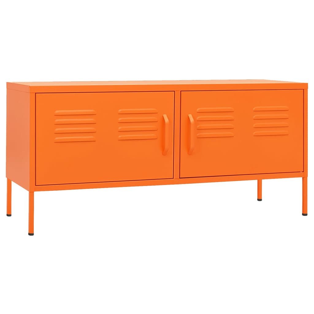 vidaXL TV-Schrank TV-Schrank Orange 105x35x50 cm Stahl (1-St)