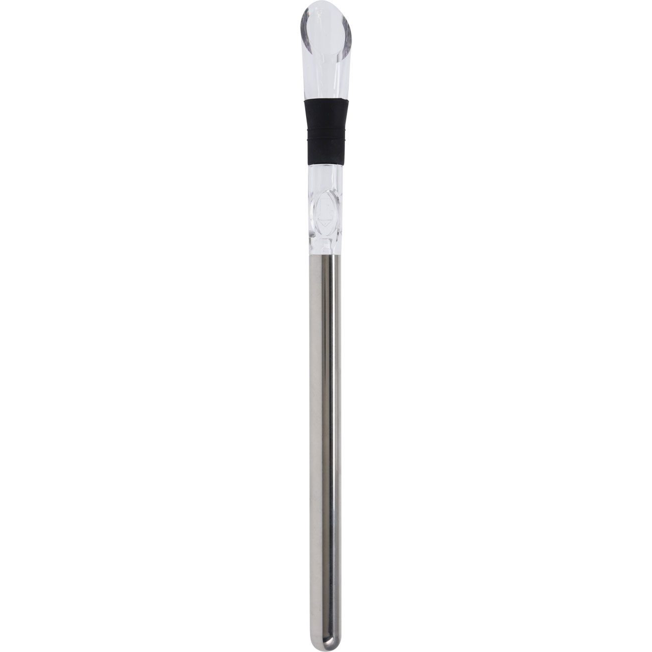 Excellent Houseware Weinkühler Edelstahl Weinkühler-Stick (32 x 2,5 cm) mit Ausgießer, Kühlstab, Kühlgel-Füllung im Edelstahlstab Inkl. Belüfter & Stopper