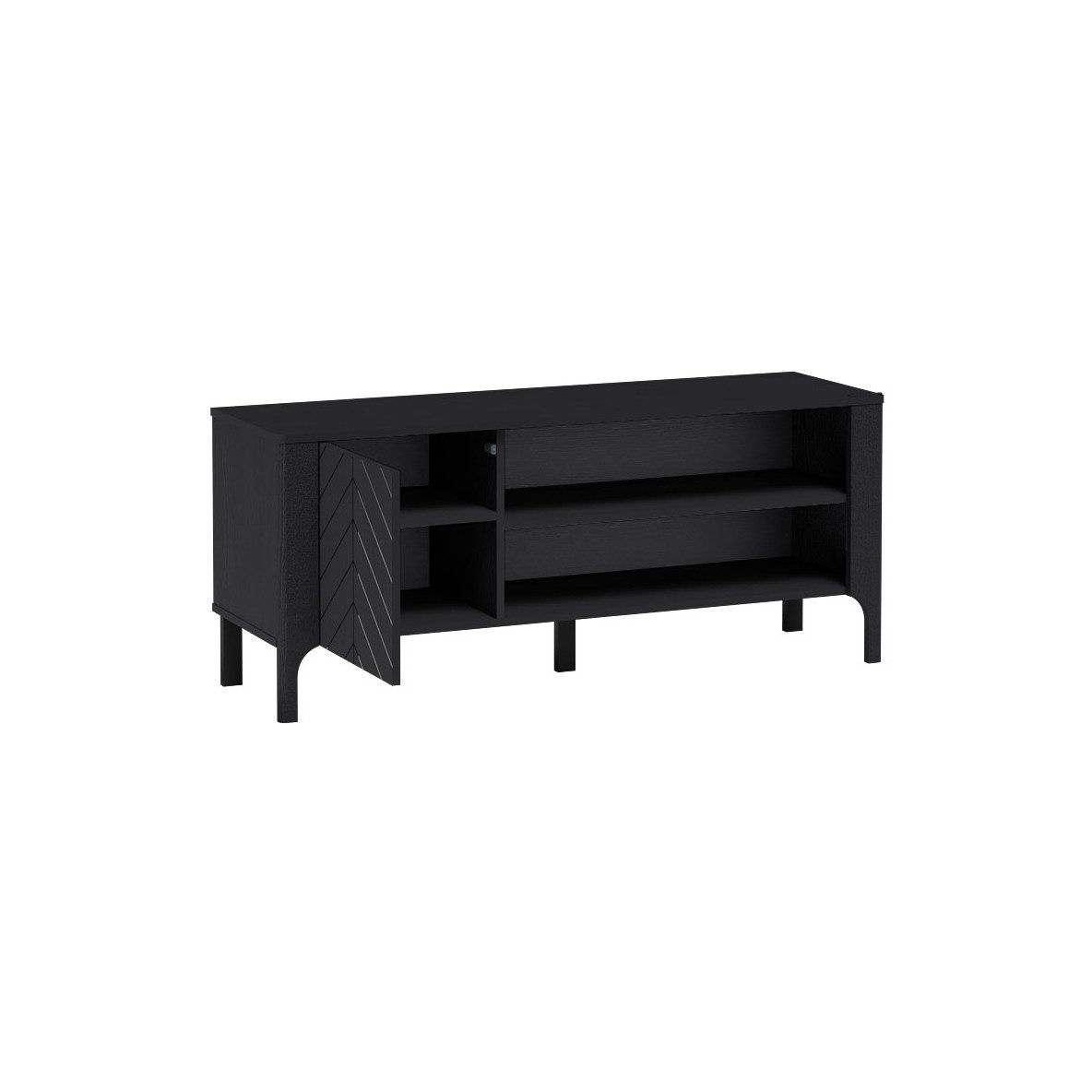 Beautysofa TV-Schrank LUME MM-6 mit Tür und Fächern mit Push-to-Open & Soft-Close
