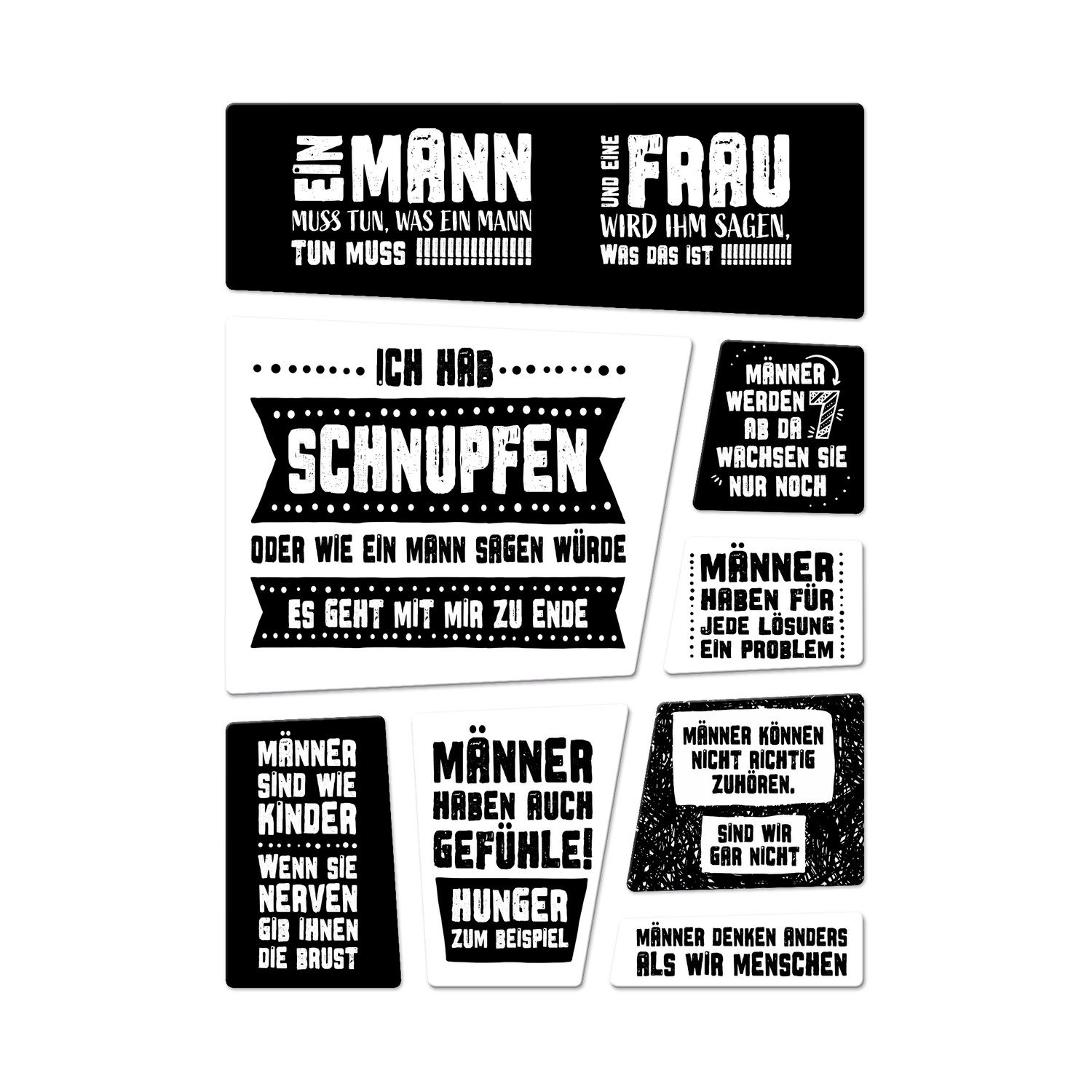 speecheese Magnet Kühlschrankmagnete 8er Set
