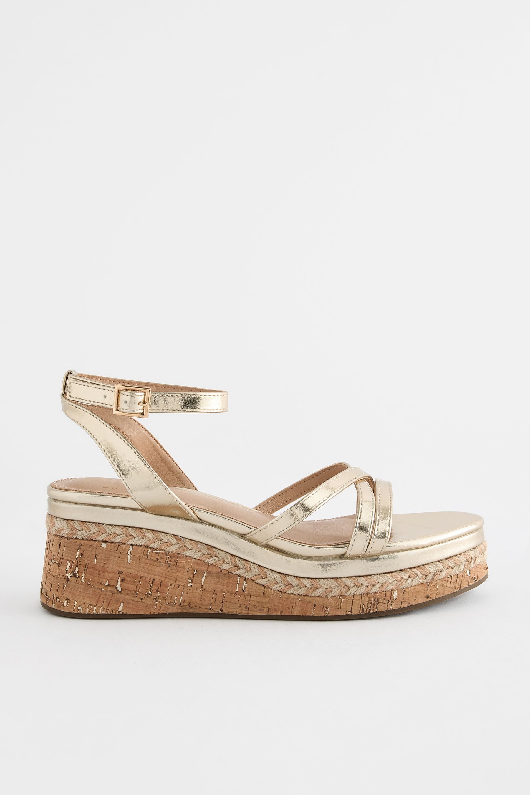 Next Forever Comfort Keilabsatzsandalette in Kork-Optik Keilsandalette (1-tlg)