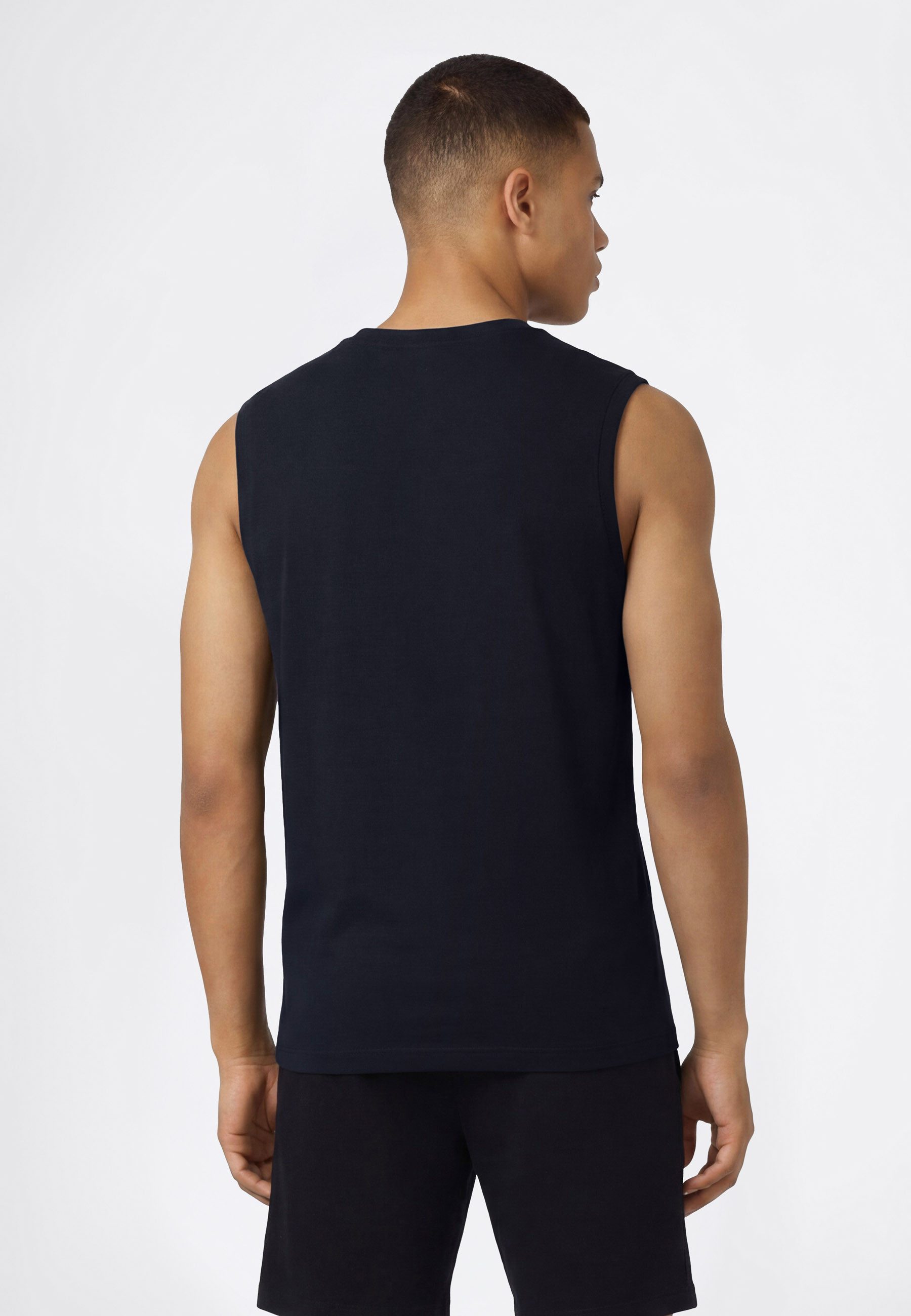 Champion Tanktop BASICS Sleeveless T-Shirt Large Logo sportliche Schnittform, sportlicher Stil, mit Rundhalsausschnitt