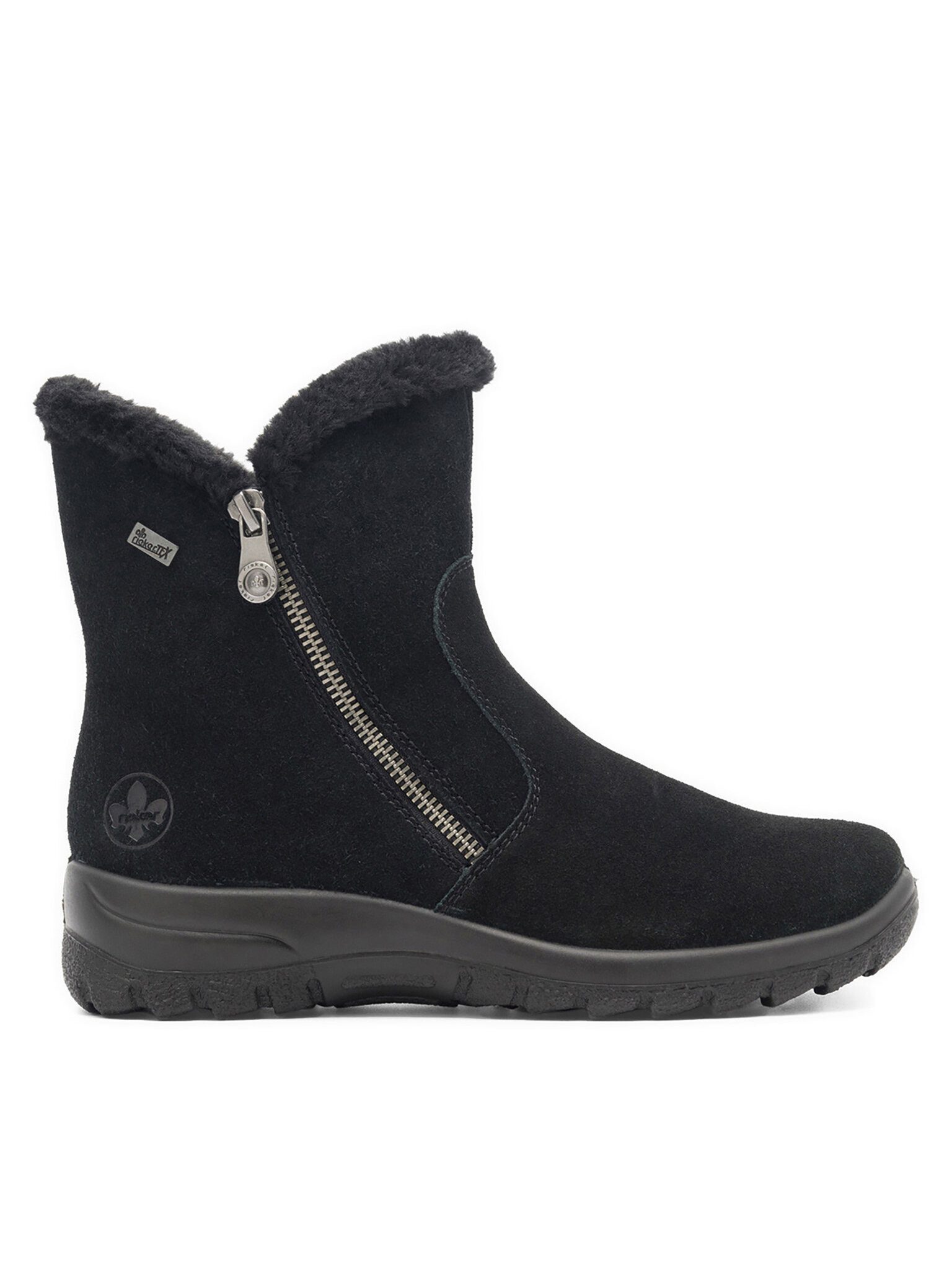 Rieker Stiefeletten Damen L7162-00 Schwarz Stiefelette