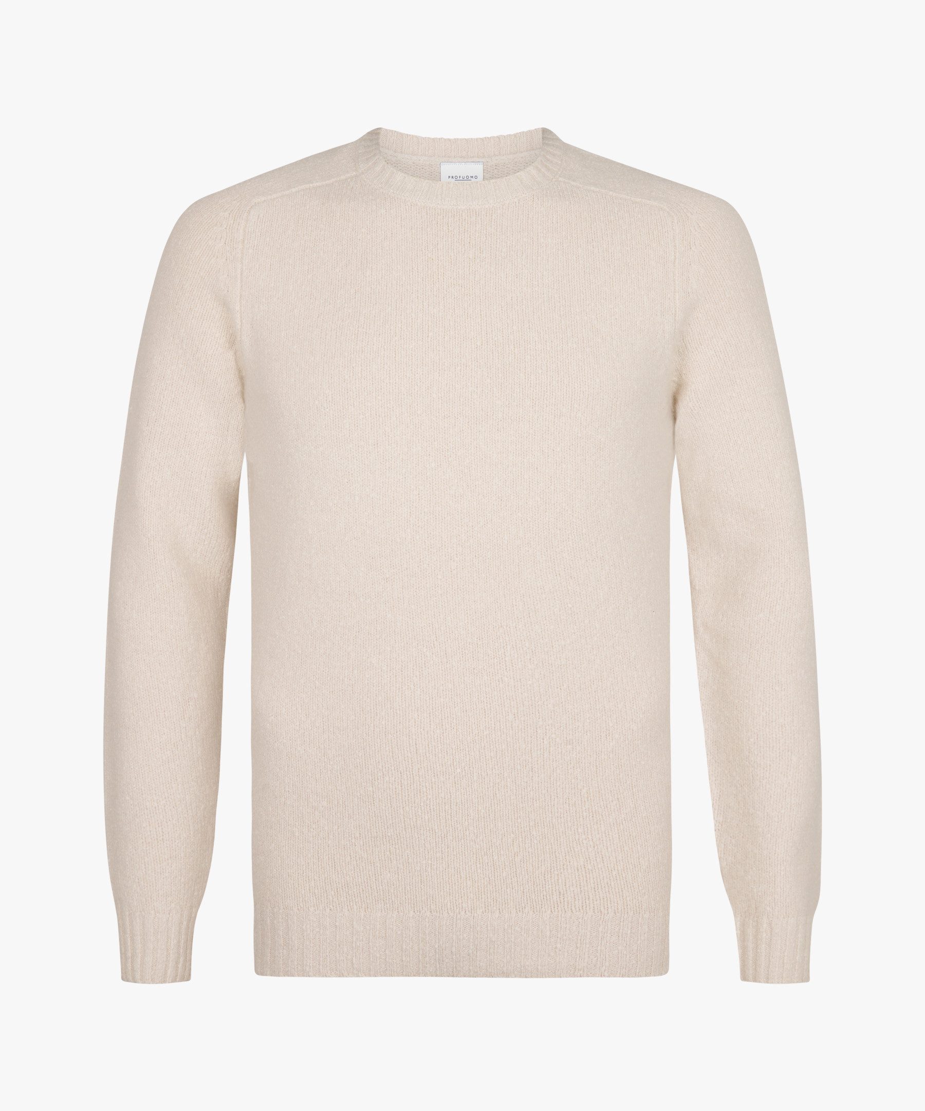 Profuomo Strickpullover PULLOVER CREW NECK SAND