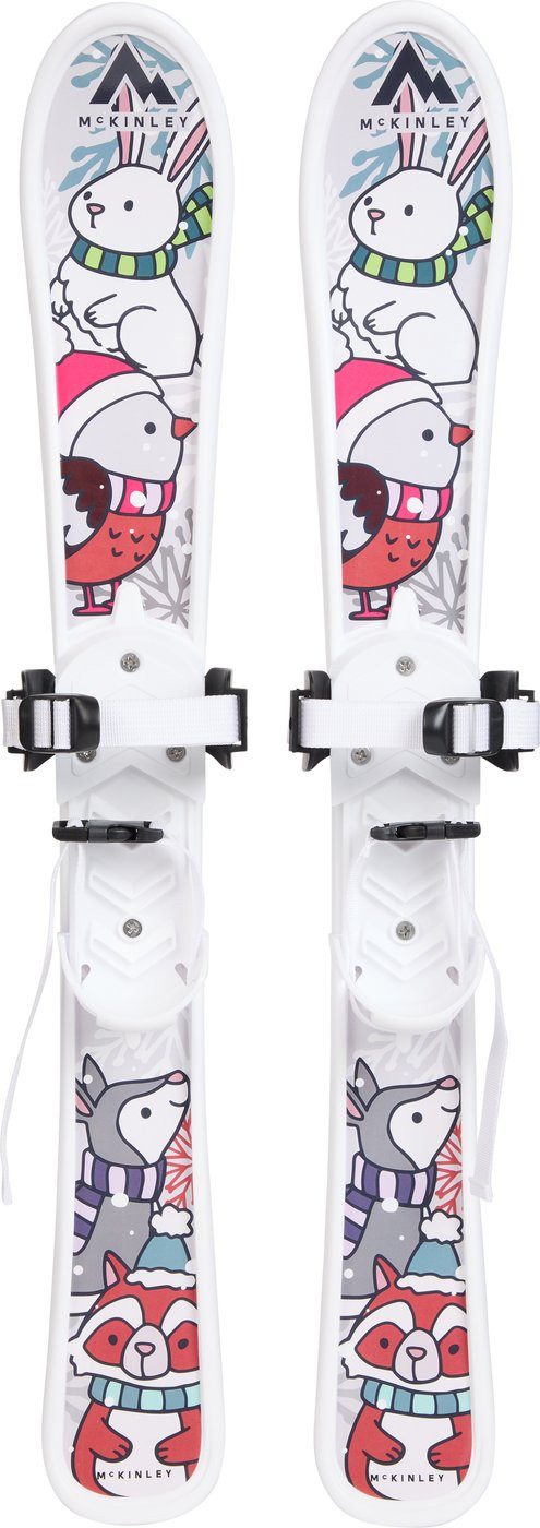 McKINLEY Ski Ki.-Kleinkinder Ski Little Team WHITE/BROWN SMOKE/RE