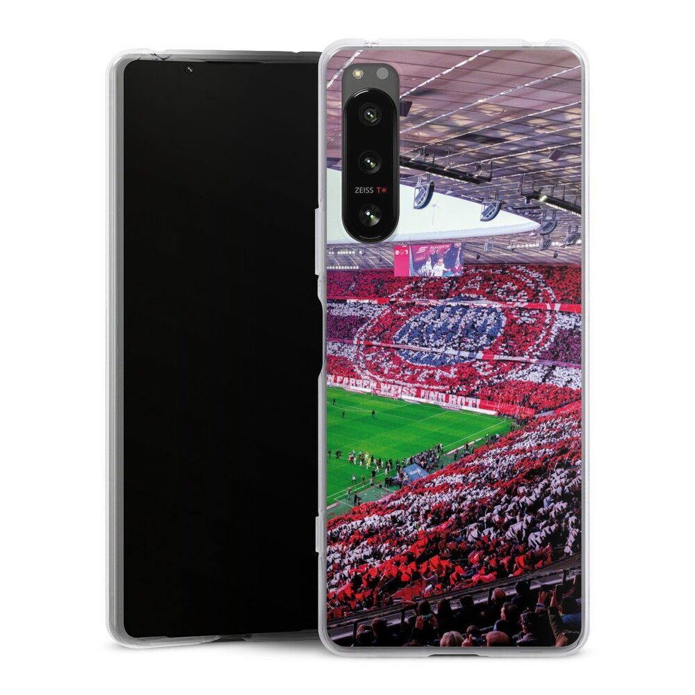 DeinDesign Handyhülle FCB Stadion FC Bayern München FCB Stadion Tribüne, Sony Xperia 5 IV Silikon Hülle Bumper Case Handy Schutzhülle