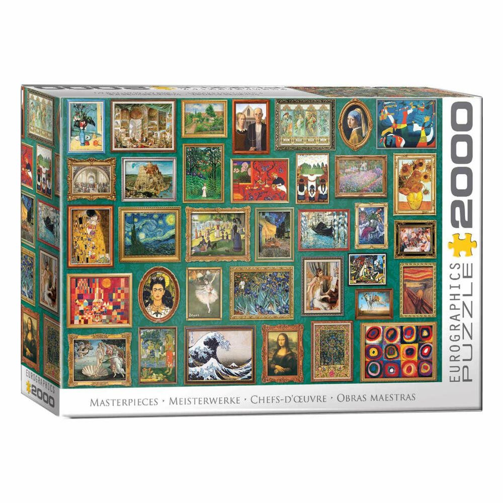 EUROGRAPHICS Puzzle Masterpieces, 2000 Puzzleteile
