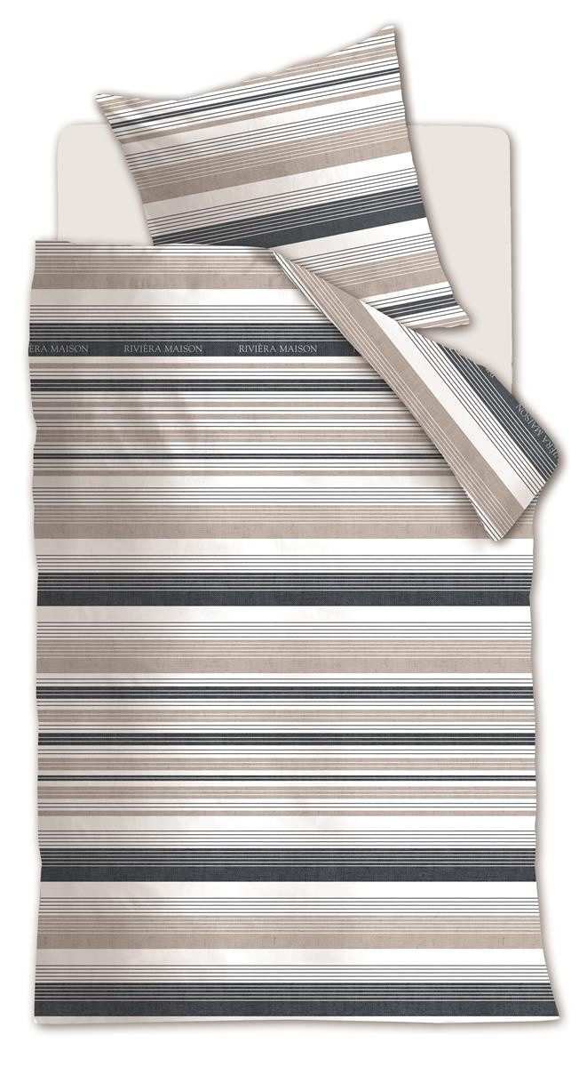 Bettwäsche Sturdy Stripe_Navy_DE_UV_135x200 1 Bettbezug, 1 Kissenbezug 135 x 200