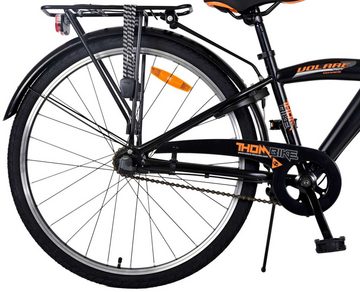 Volare Kinderfahrrad Kinderfahrrad Thombike für Jungen 26 Zoll Kinderrad in Schwarz Orange