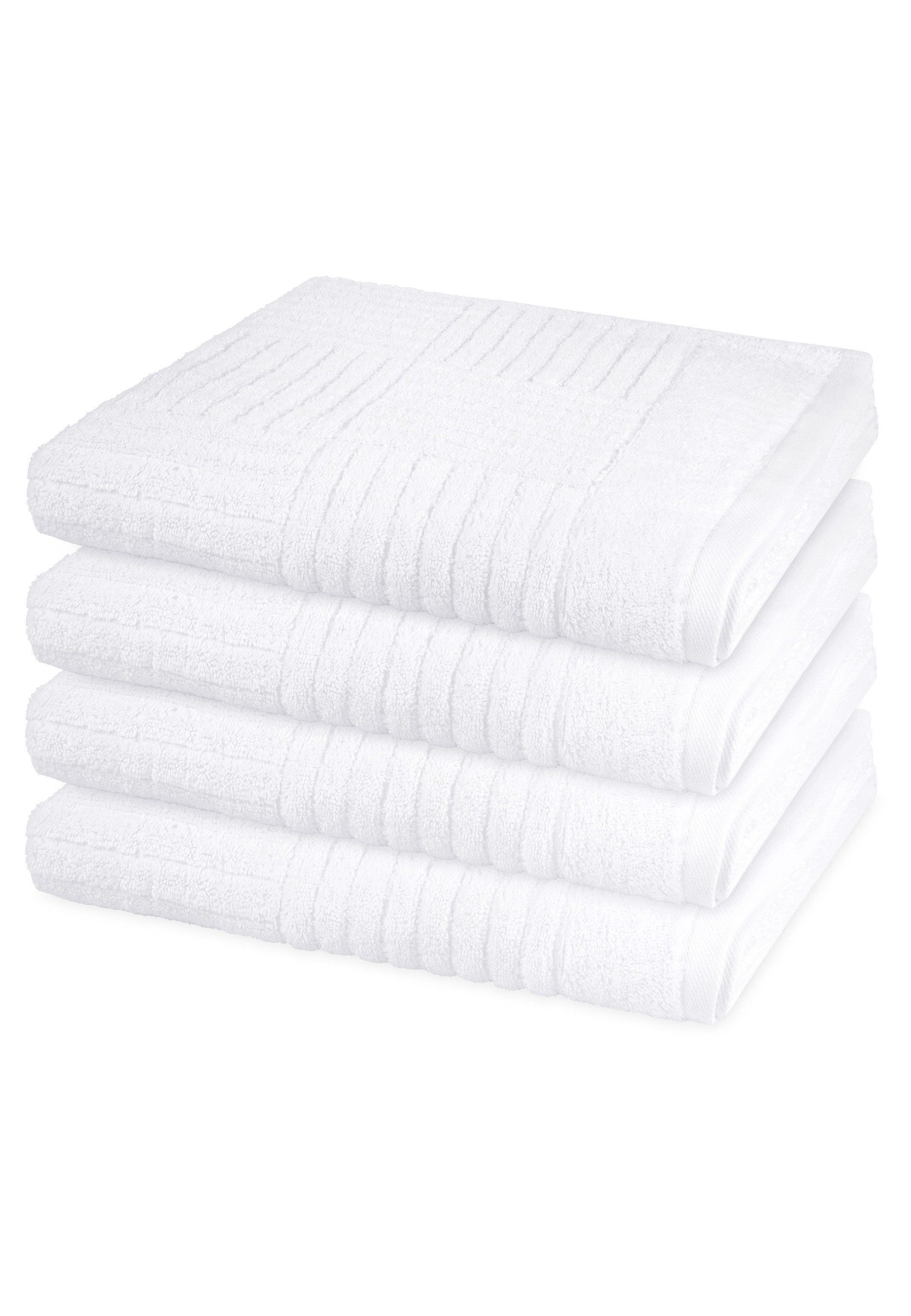 ROSS Handtuch Set Carre, Walkfrottee (Spar-Set, günstig online kaufen