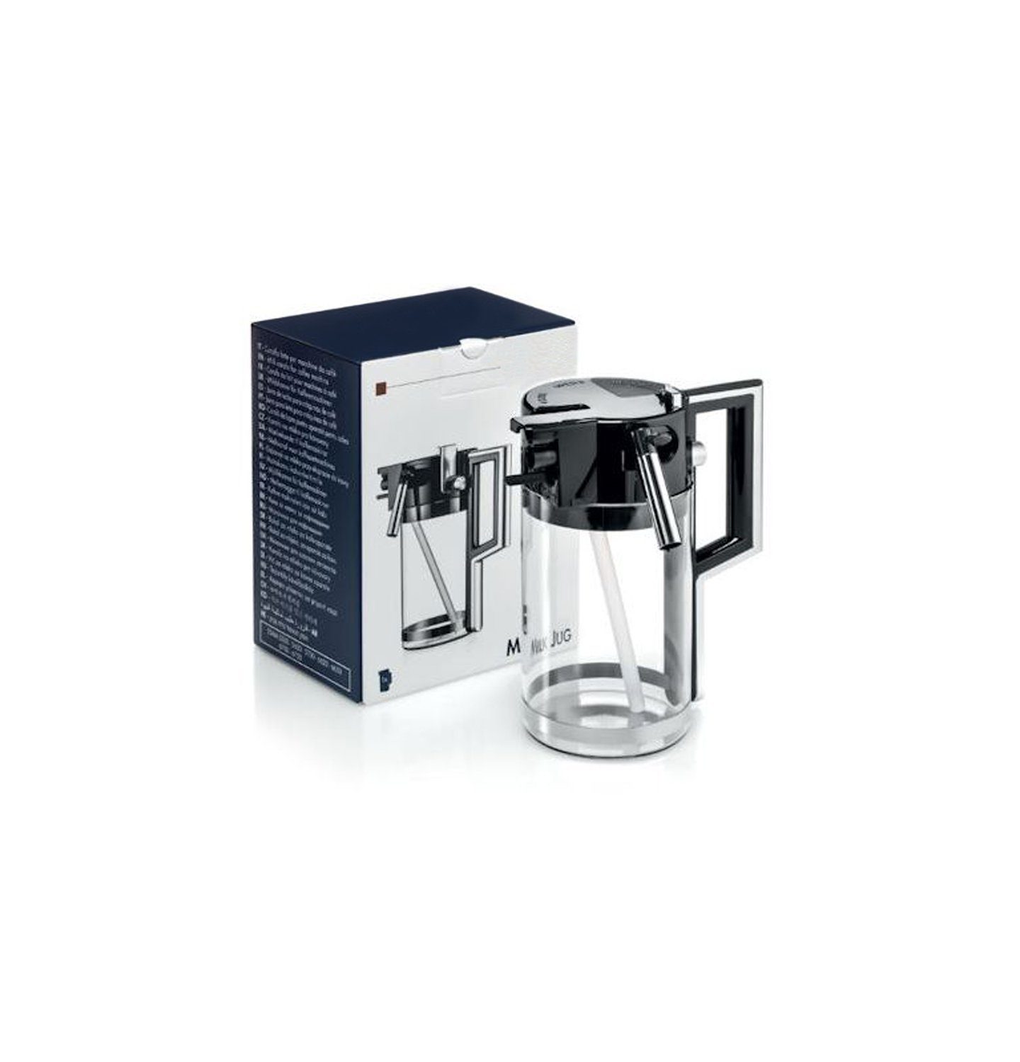 VIOKS Milchbehälter Milchkanne Ersatz für DeLonghi 5513294531 DLSC007, Milchschaumbehälter mit Deckel für Kaffeemaschine