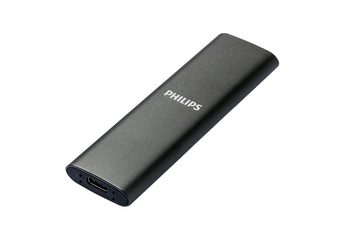 Philips FM25SS030P/00 externe SSD (250GB) extern" 540 MB/S Lesegeschwindigkeit, 520 MB/S Schreibgeschwindigkeit, Space Gray, Ultra Speed USB-C 3.2