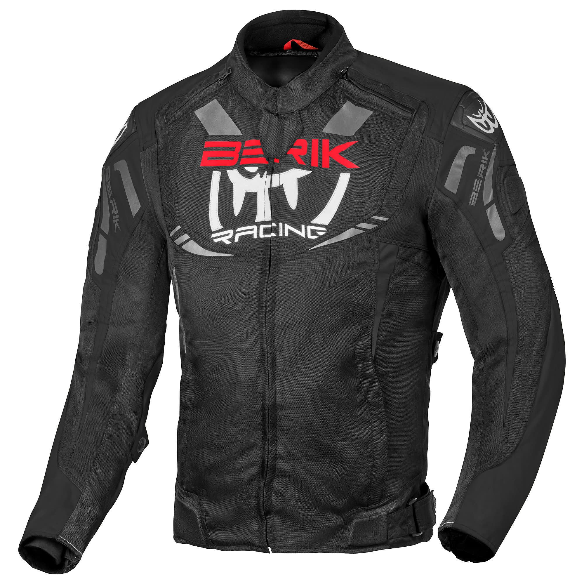Berik Motorradjacke Amras wasserdichte Motorrad Textiljacke Verbindungsreißverschluss,Ellenbogenprotektoren enthalten,herausn