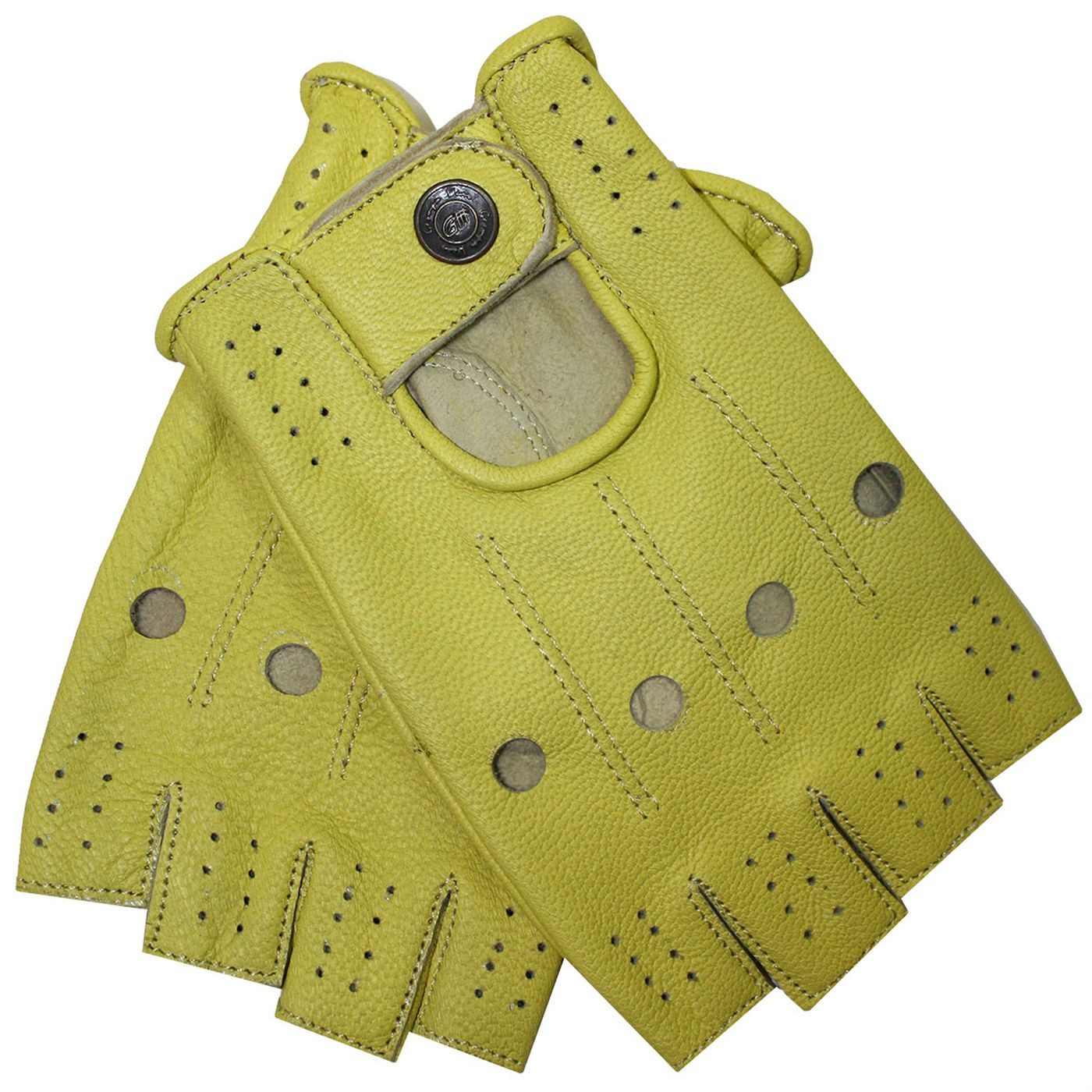 German Wear Lederhandschuhe Driving-GL3 Driving Halbfinger Fingerlose Autof günstig online kaufen